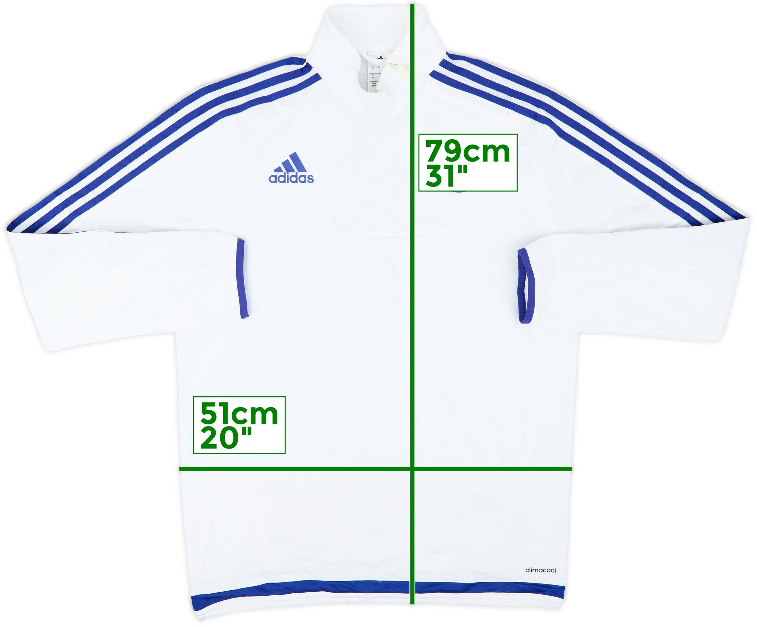チェルシー 2014-15 Chelsea adidas CL Track Jacket - 8/10 - (XXL)