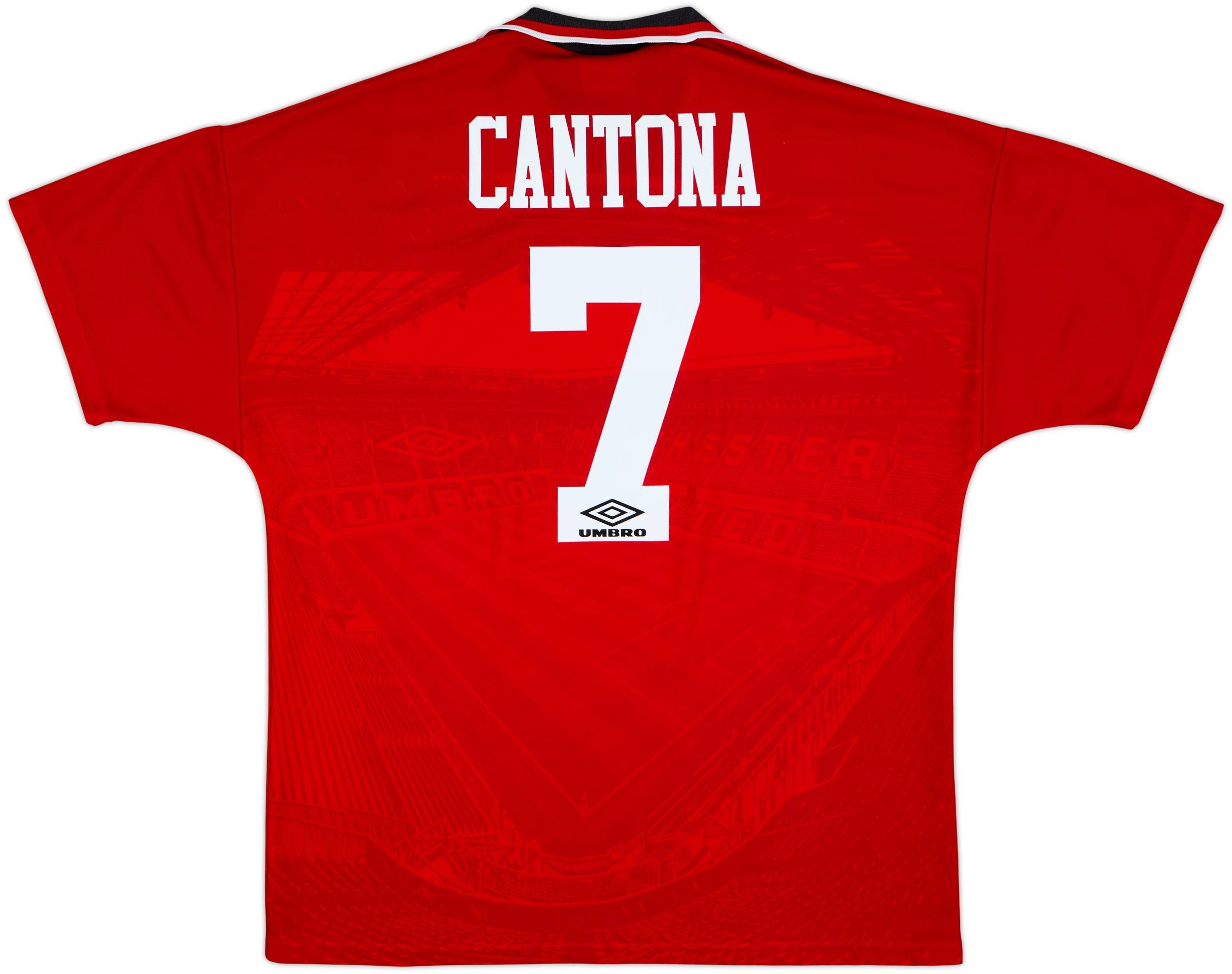 1994-96 Manchester United Home Shirt Cantona #7 - 8/10 - (XL)