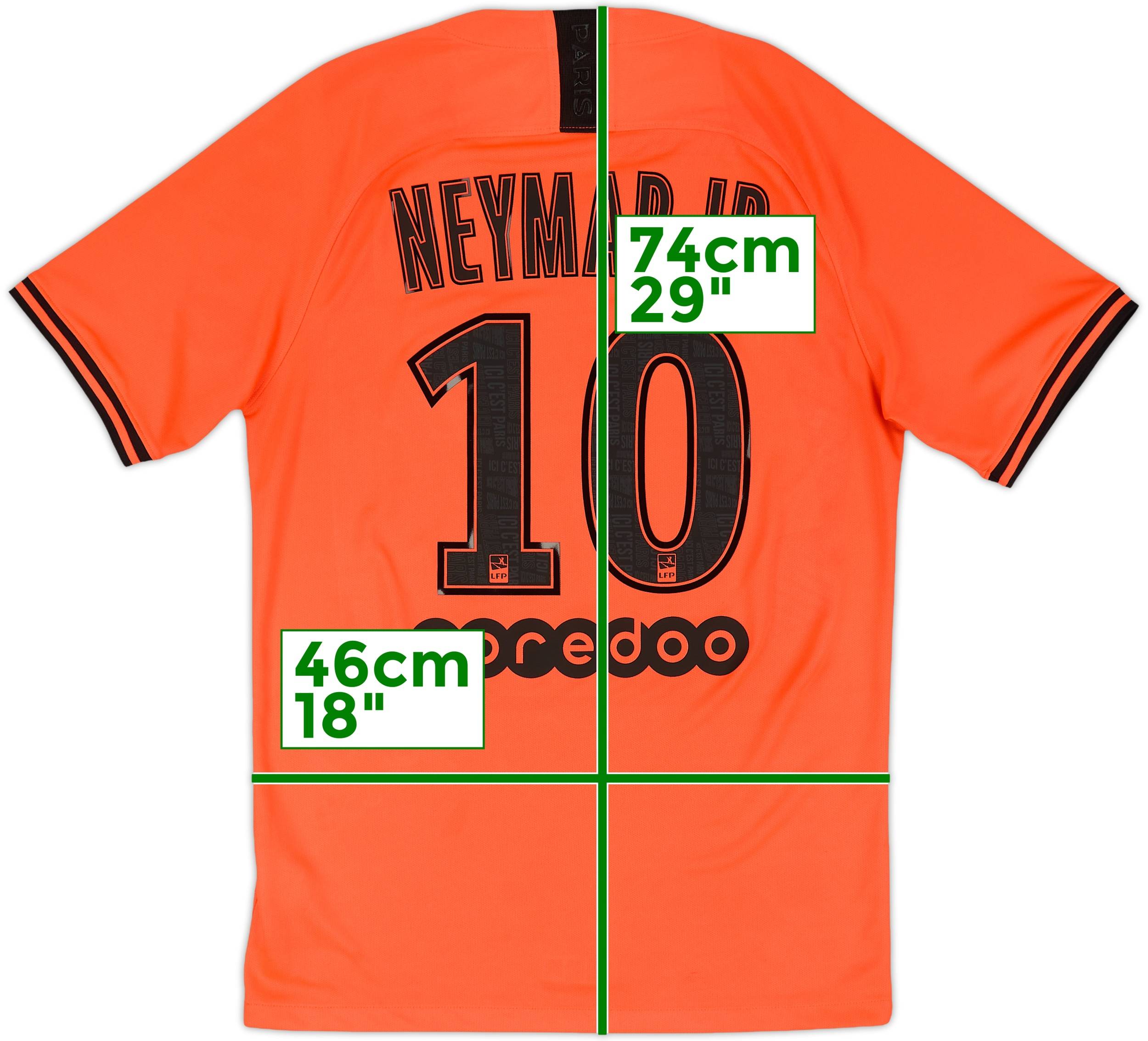 2019-20 Paris Saint-Germain Away Shirt Neymar Jr #10 - 9/10 - (S)