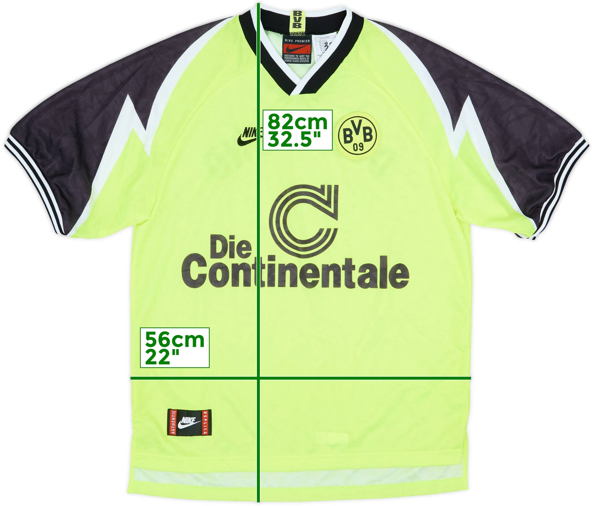 1995-96 Borussia Dortmund Home Shirt - 9/10 - (L)