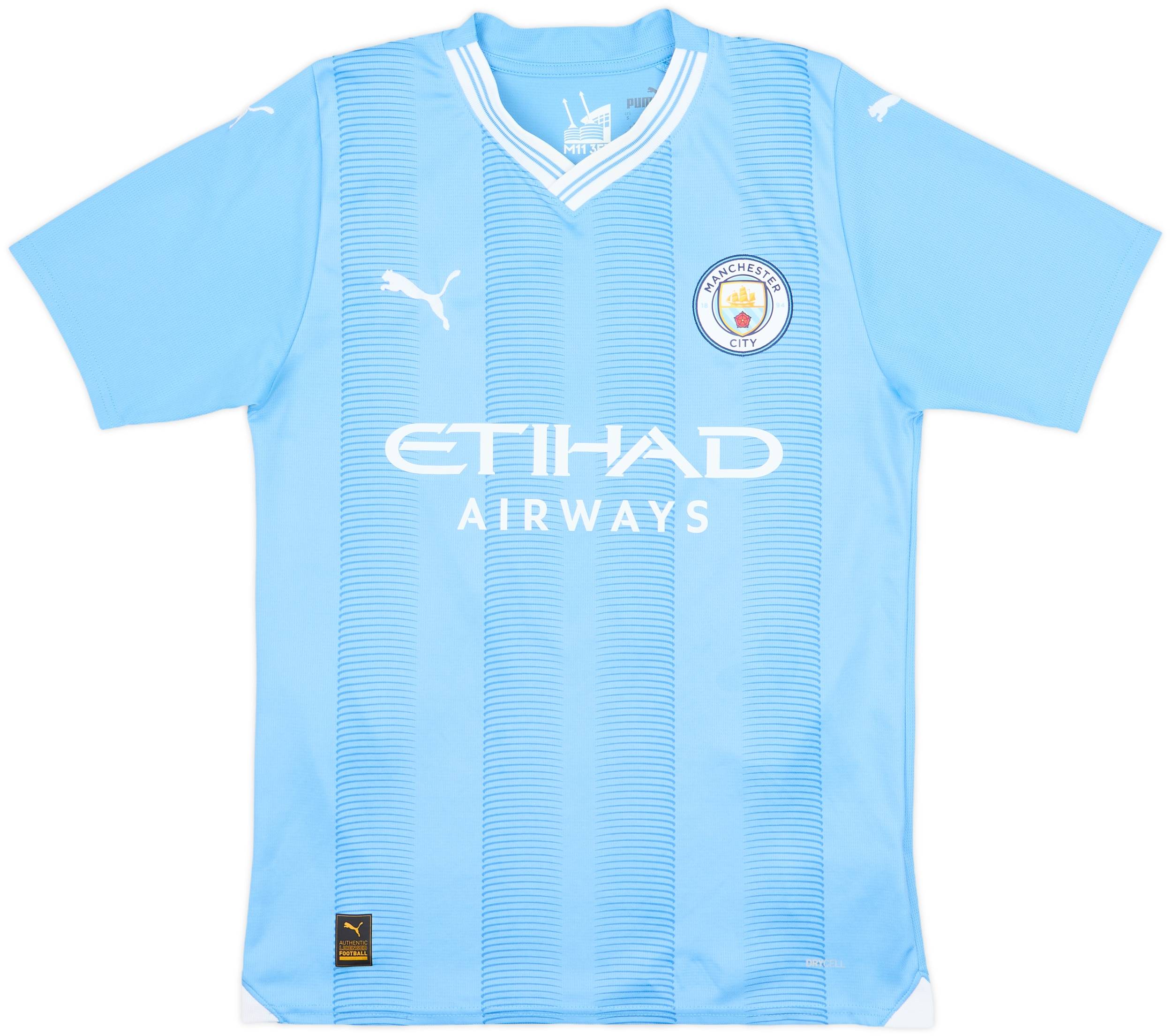マンチェスター・シティ HAALAND 9 シャツ 22/23 2022-23 Manchester City Home Shirt Haaland #9 (M)