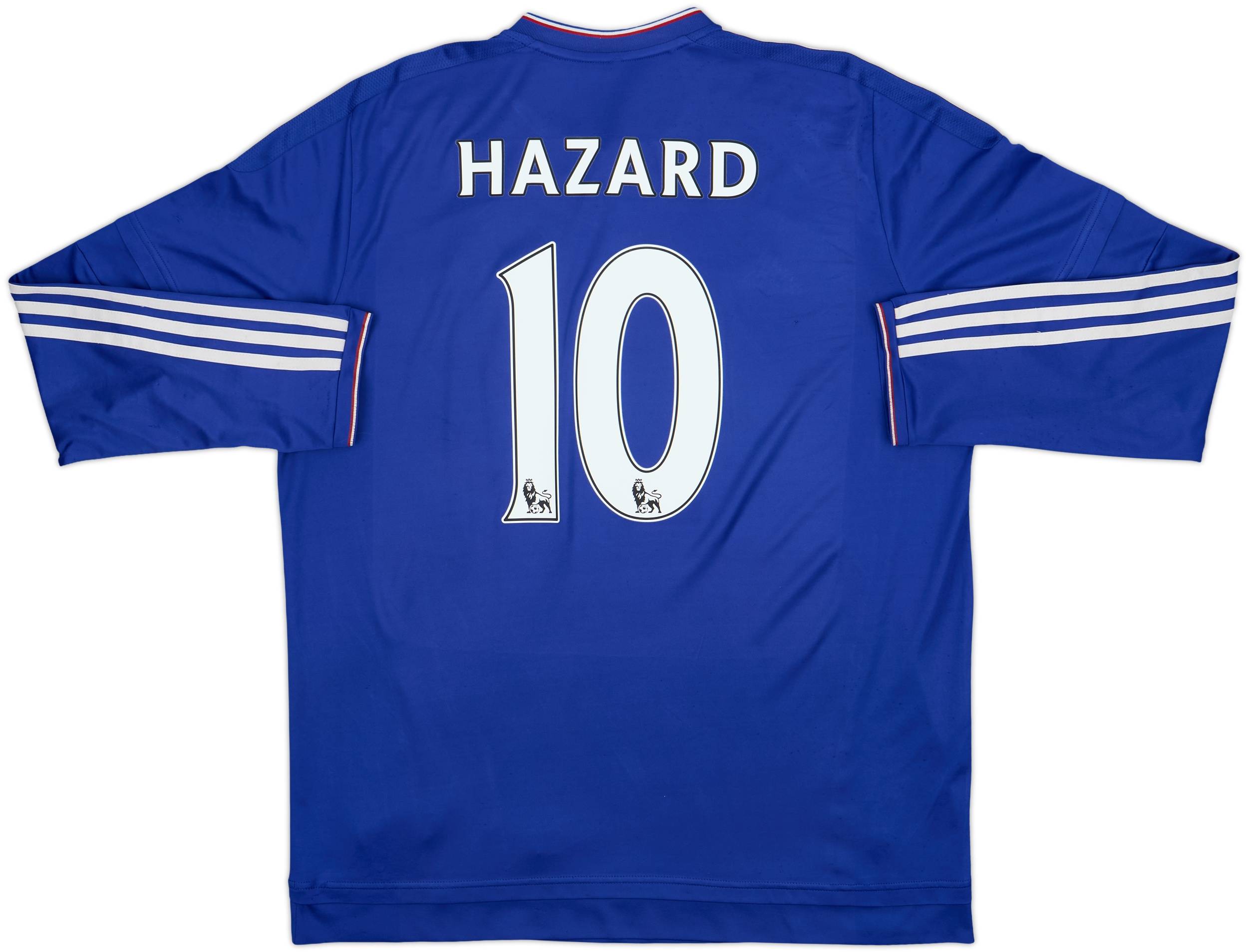 2015-16 Chelsea Home L/S Shirt Hazard #10 - 6/10 - (XL)