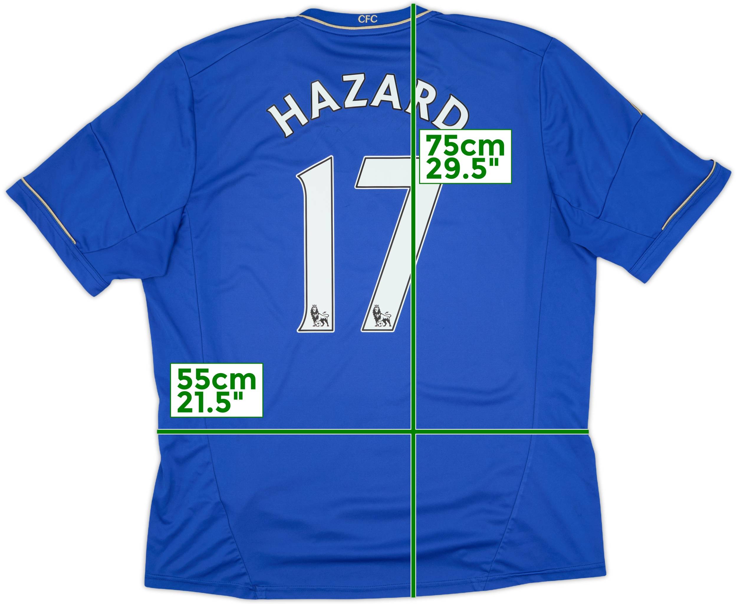 2012-13 Chelsea Home Shirt Hazard #17 - 5/10 - (XXL)
