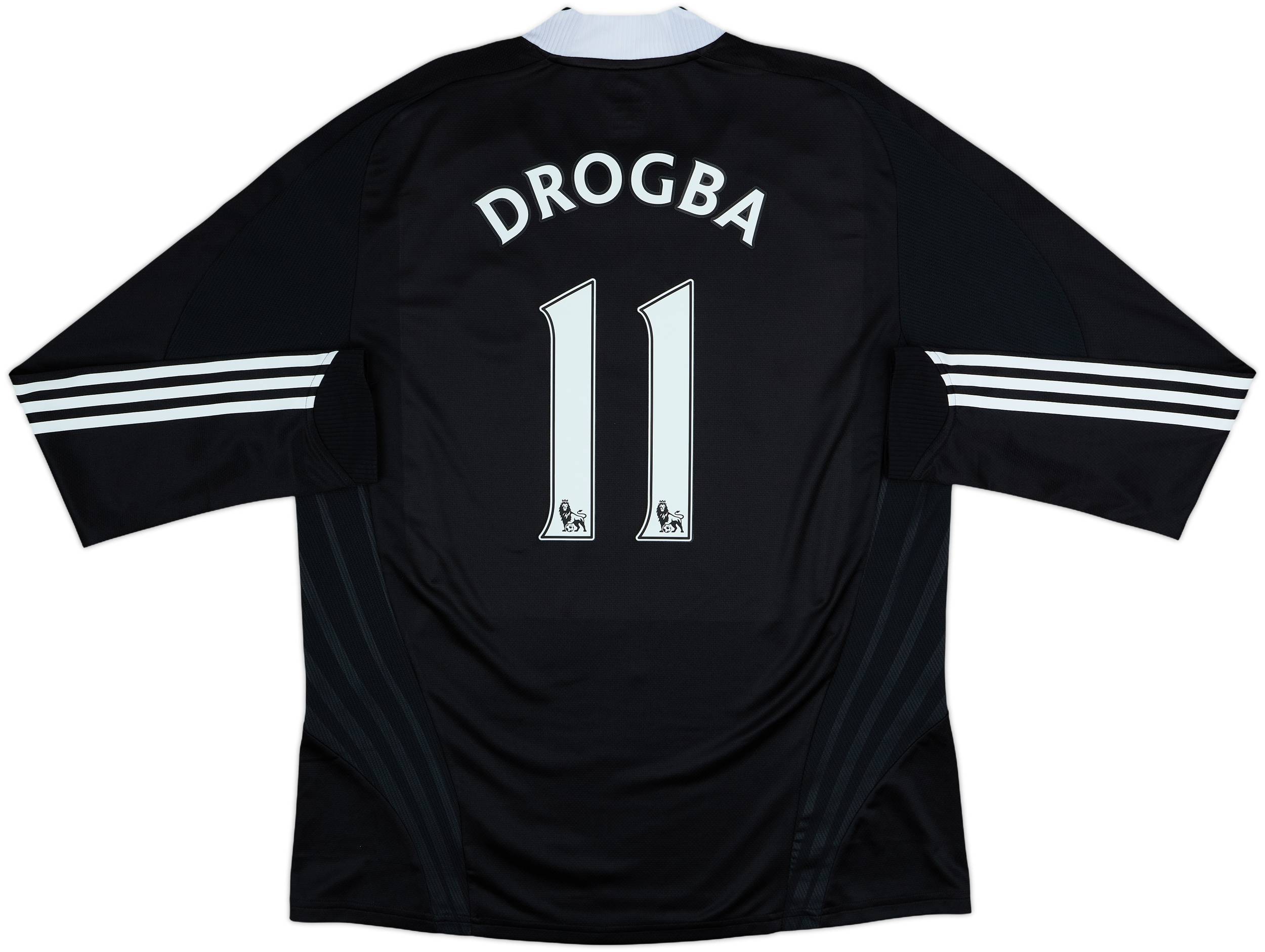 2008-09 Chelsea Player Issue Away L/S Shirt Drogba #11 - 9/10 - (XL)