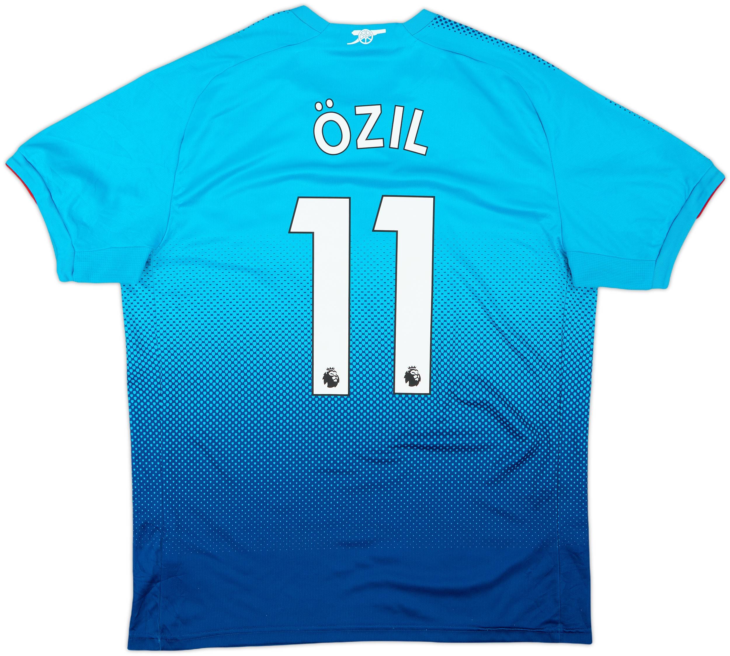 2017-18 Arsenal Away Shirt Ozil #11 - 7/10 - (L)