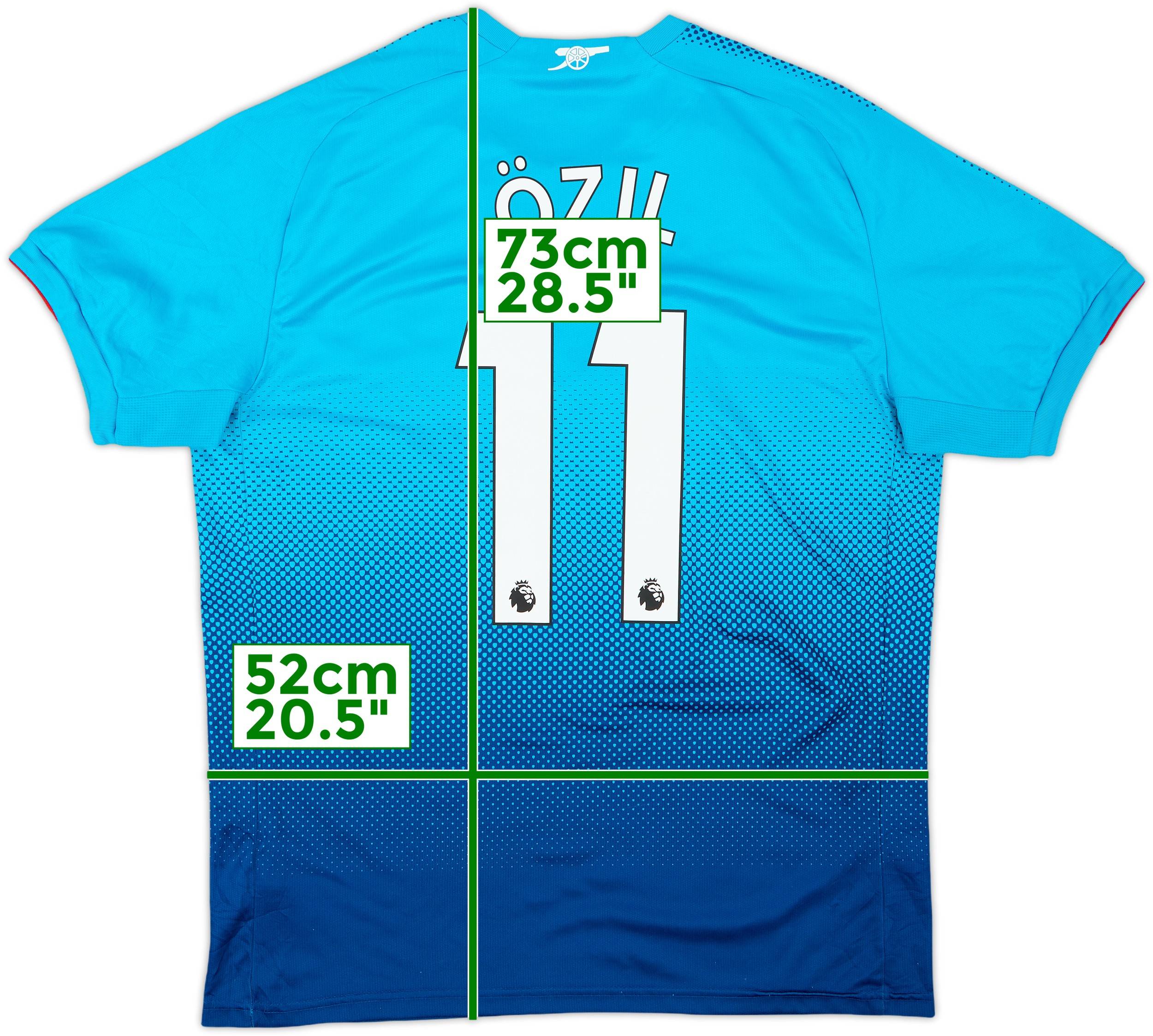 2017-18 Arsenal Away Shirt Ozil #11 - 7/10 - (L)