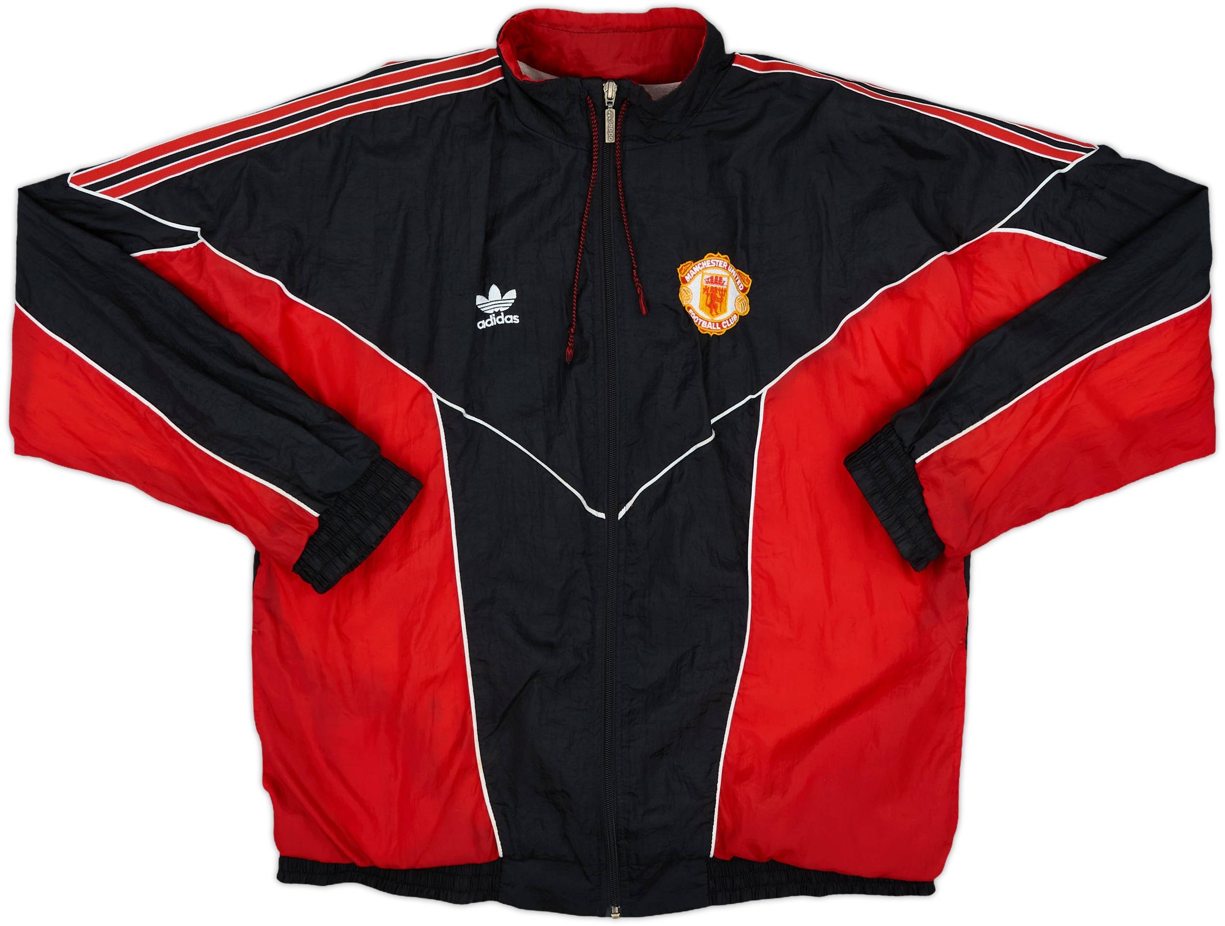 1988-90 Manchester United adidas Track Jacket - 9/10 - (M)