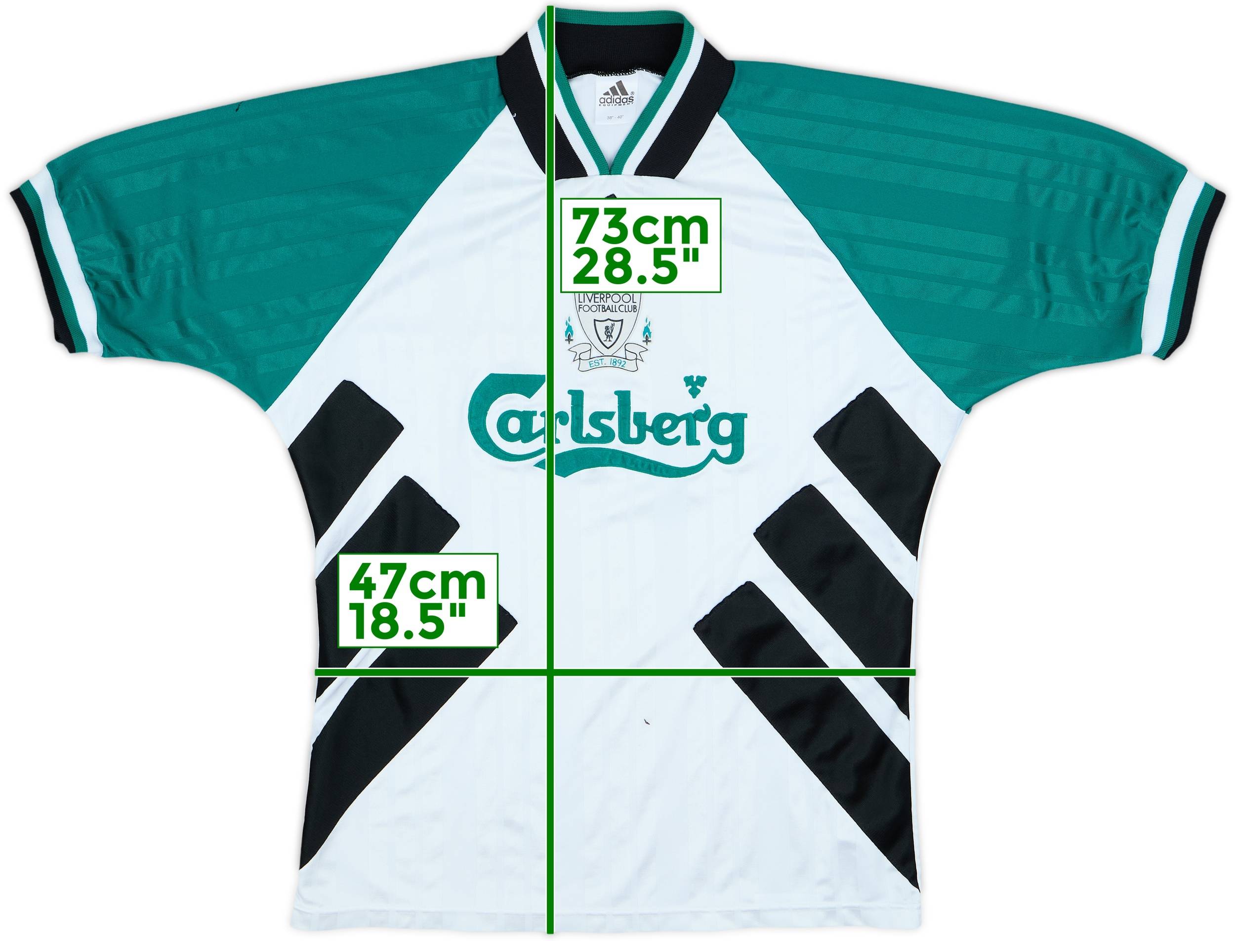 1993-95 Liverpool Away Shirt - 8/10 - (M)