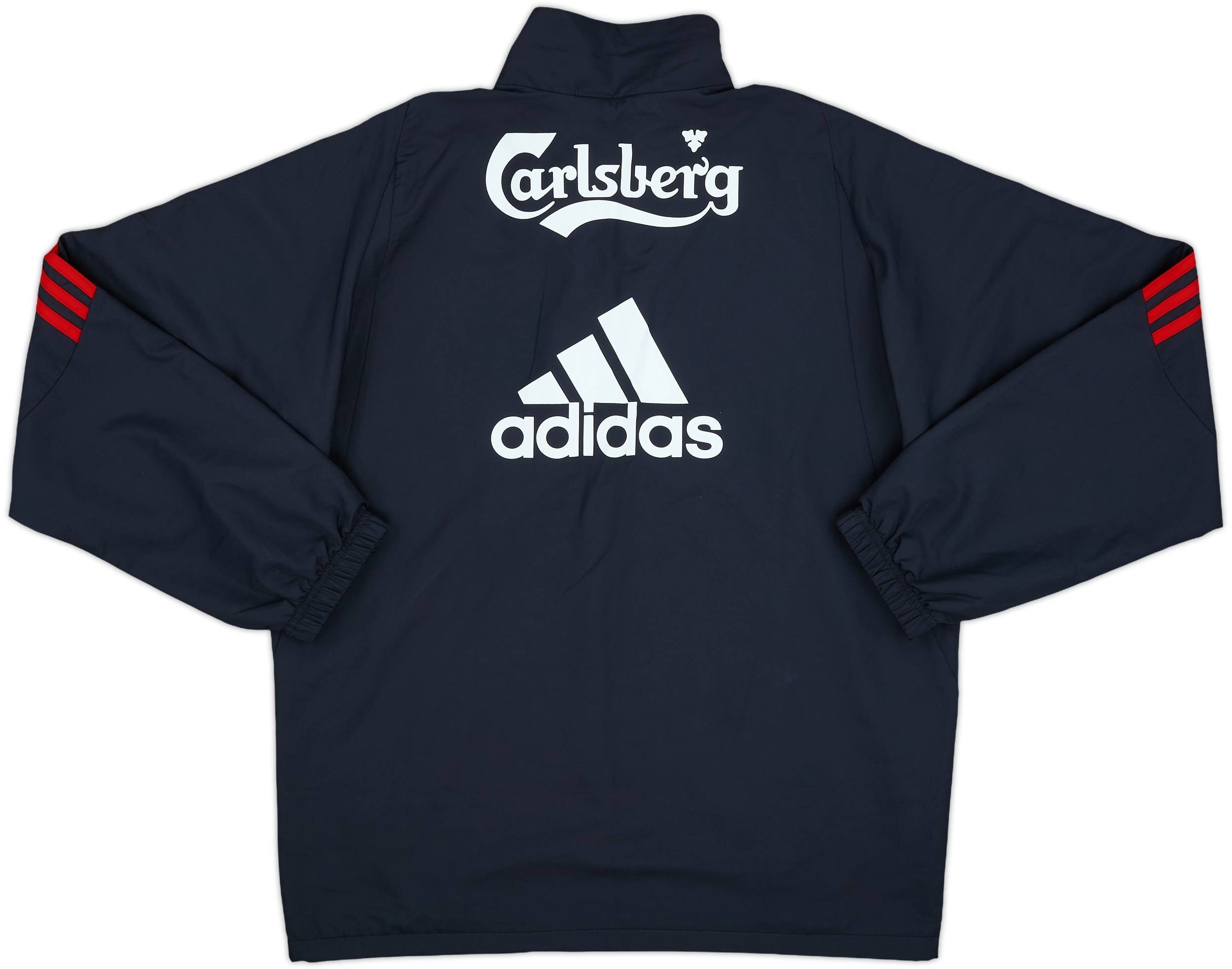2009-10 Liverpool adidas 1/4 Zip Rain Jacket - 10/10 - (S)
