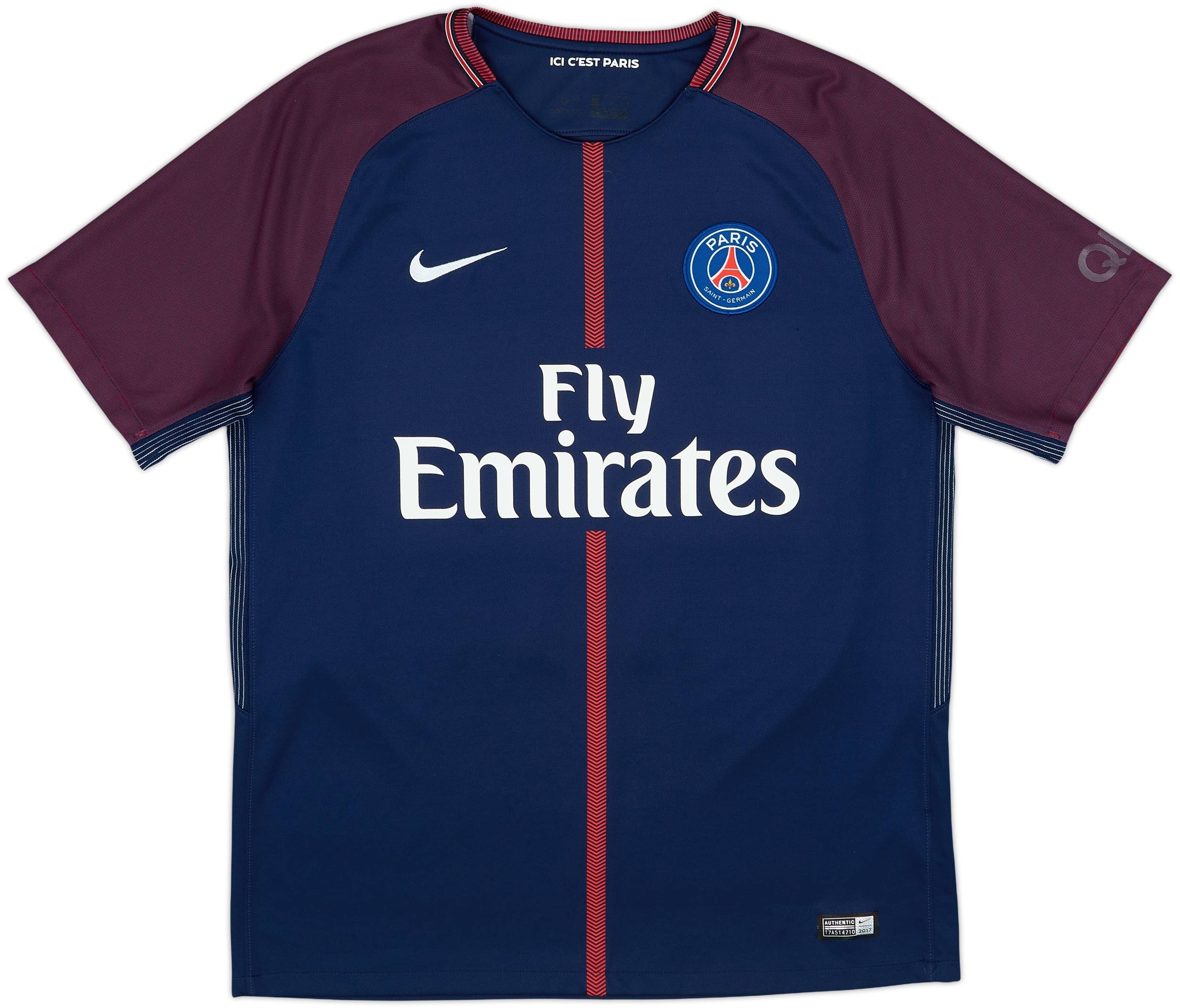 2017-18 Paris Saint-Germain Home Shirt Di Maria #11 - 5/10 - (L)