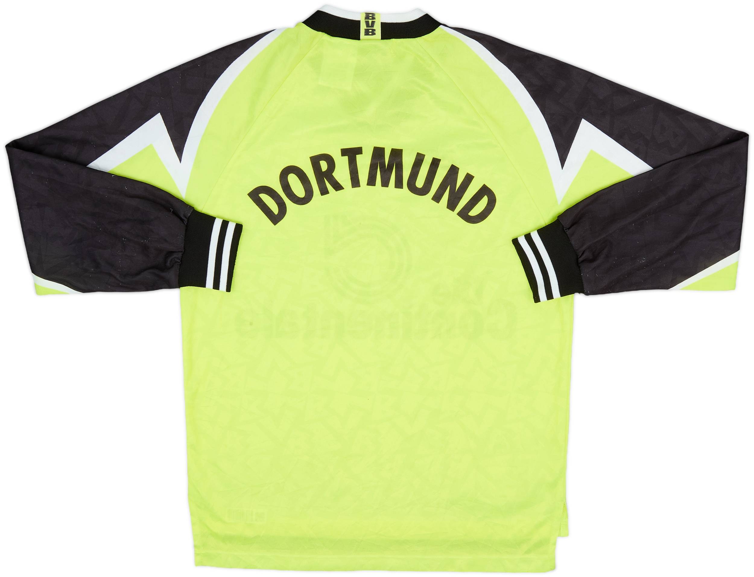 1995-96 Borussia Dortmund Home L/S Shirt - 8/10 - (S)