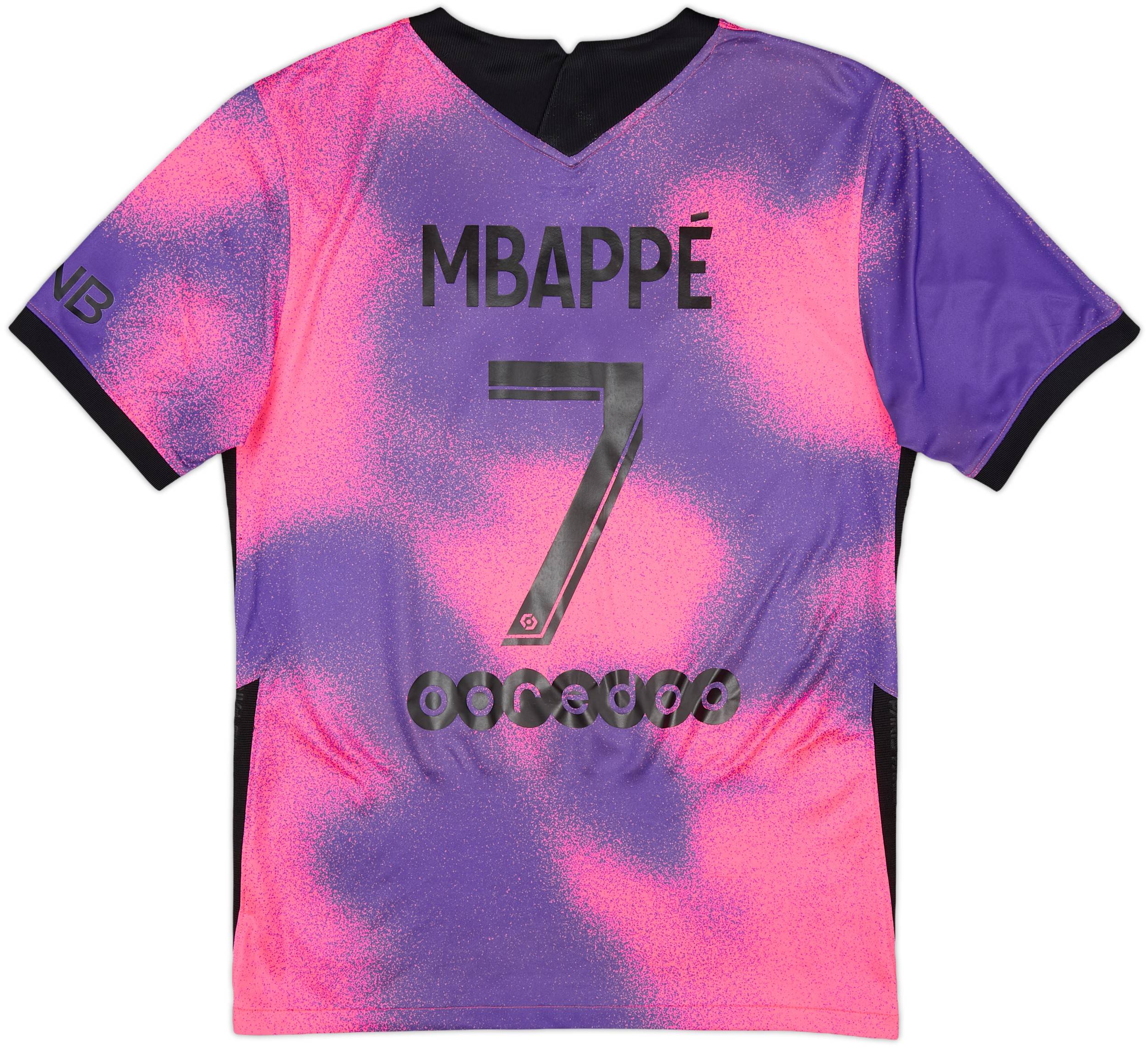 2020-21 Paris Saint-Germain Fourth Shirt Mbappe #7 - 10/10 - (S)