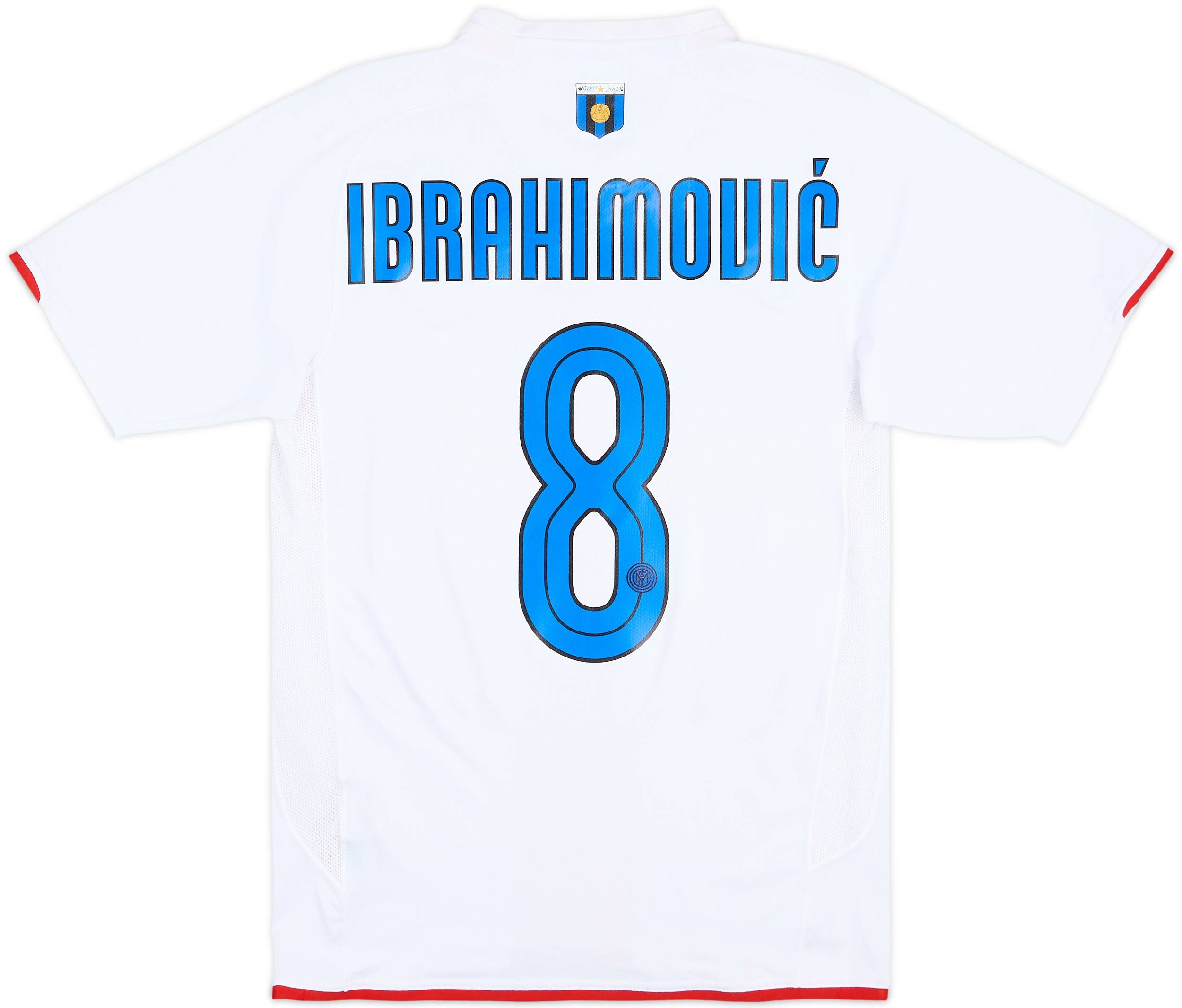 インテル07/08 100周年（H）長袖　#8 IBRAHIMOVIC Inter Milan 06/07 Away Jersey #8 Zlatan Ibrahimovic Long Sleeve