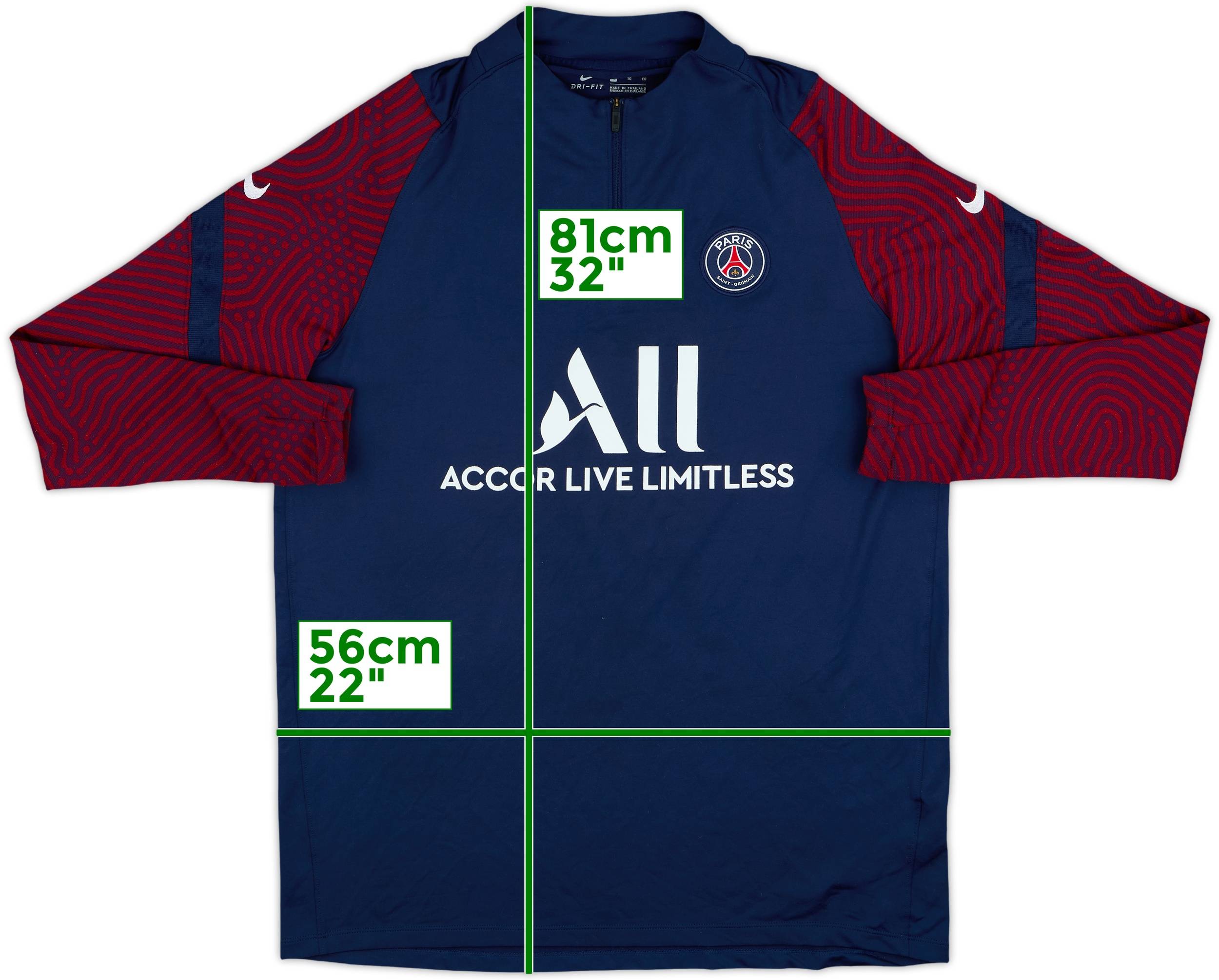 ウェア Paris Saint-Germain 2020-21 Nike  2020-21 Paris Saint-Germain Nike Vaporknit 1/4 Zip Drill Top - 8
