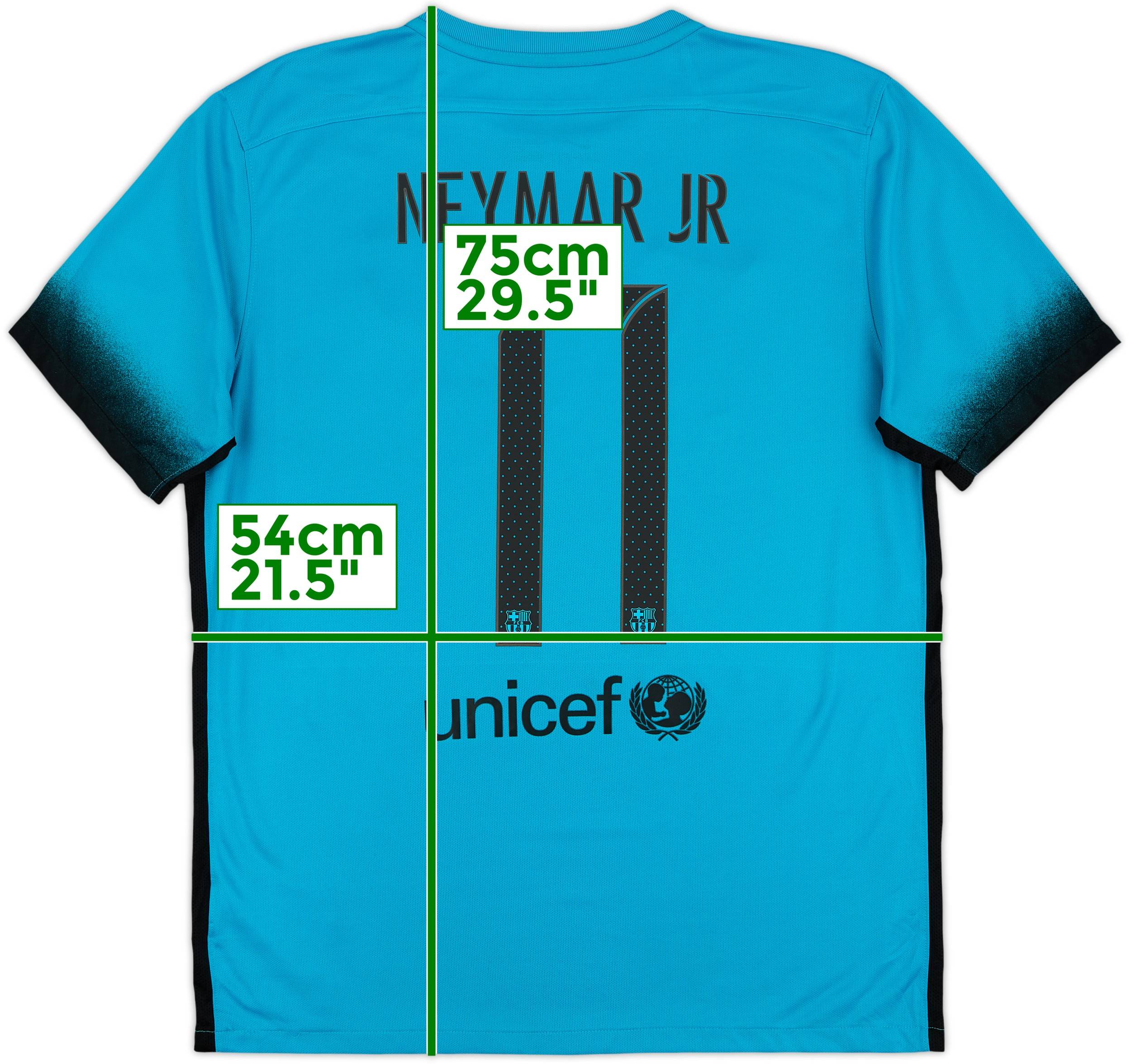 2015-16 Barcelona Third Shirt Neymar Jr #11 - 8/10 - (L)