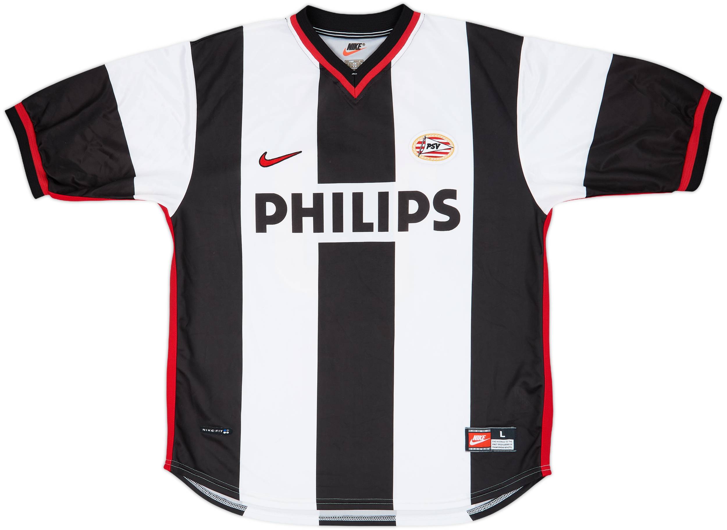 NIKE PSVアイントホーフェン 98-99 アウェイユニフォーム 1998-99 PSV Away Shirt Nilis #10 - 8/10 - (L)