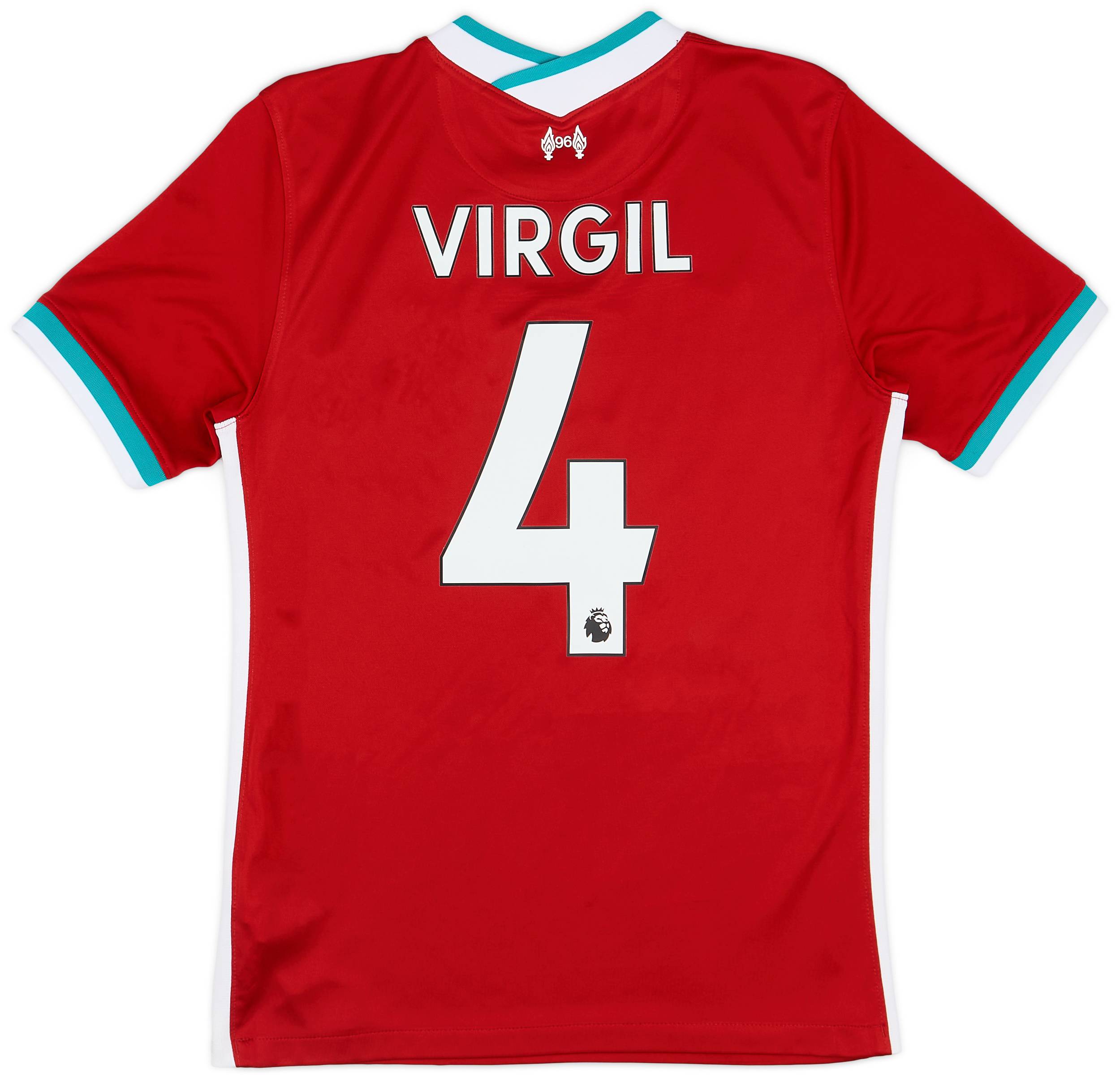 2020-21 Liverpool Home Shirt Virgil #4 - 9/10 - (S)