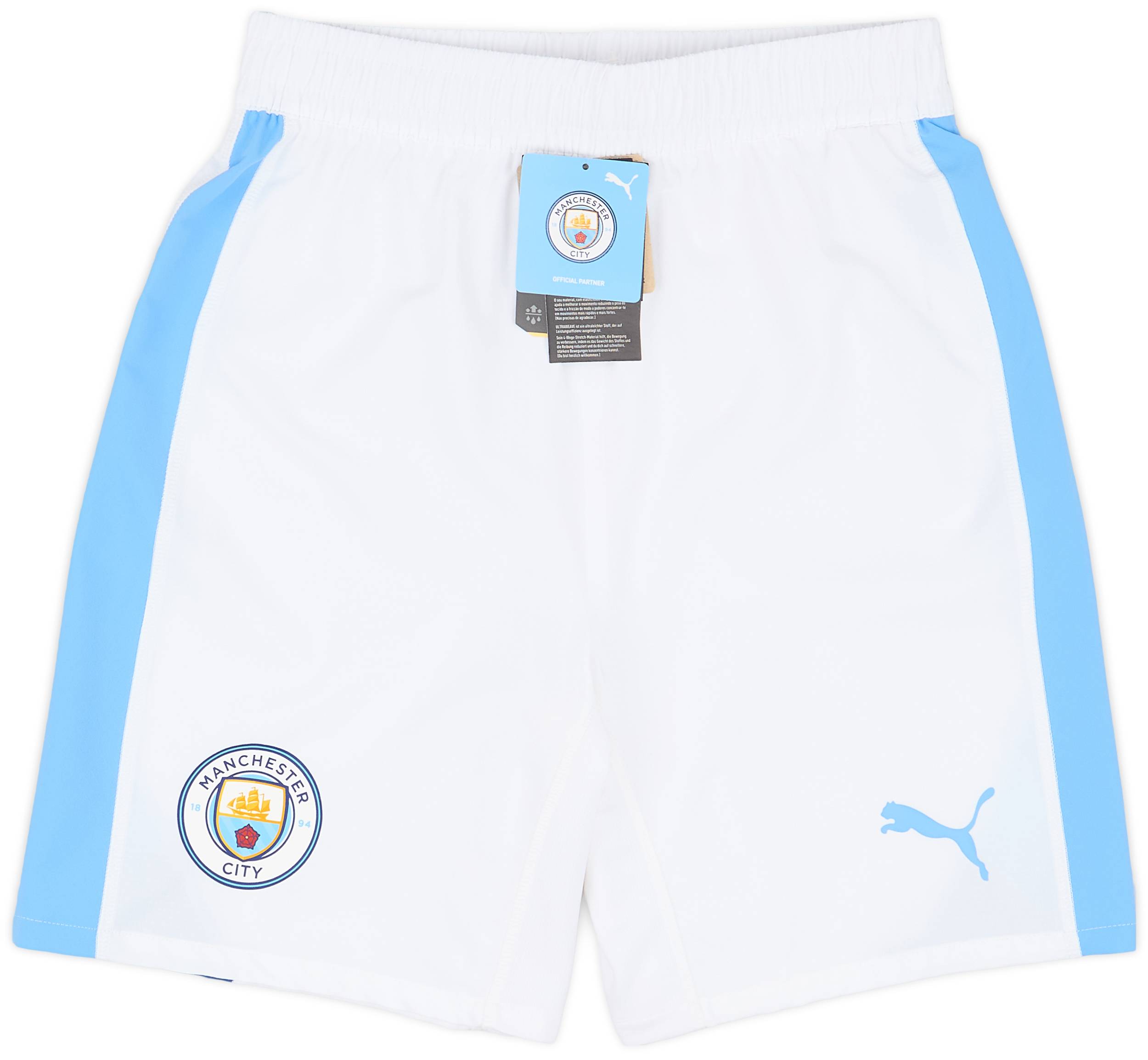 2023-24 Manchester City Player Issue Home Shorts (S)