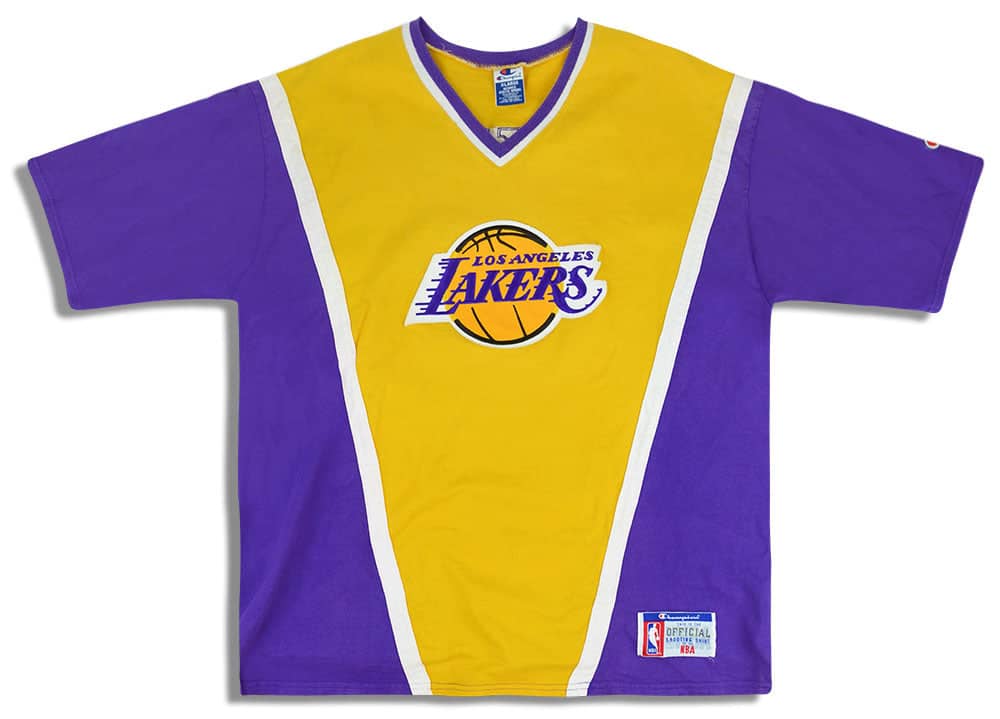 1990s Authentic LA Lakers Champion Shooting Shirt XL