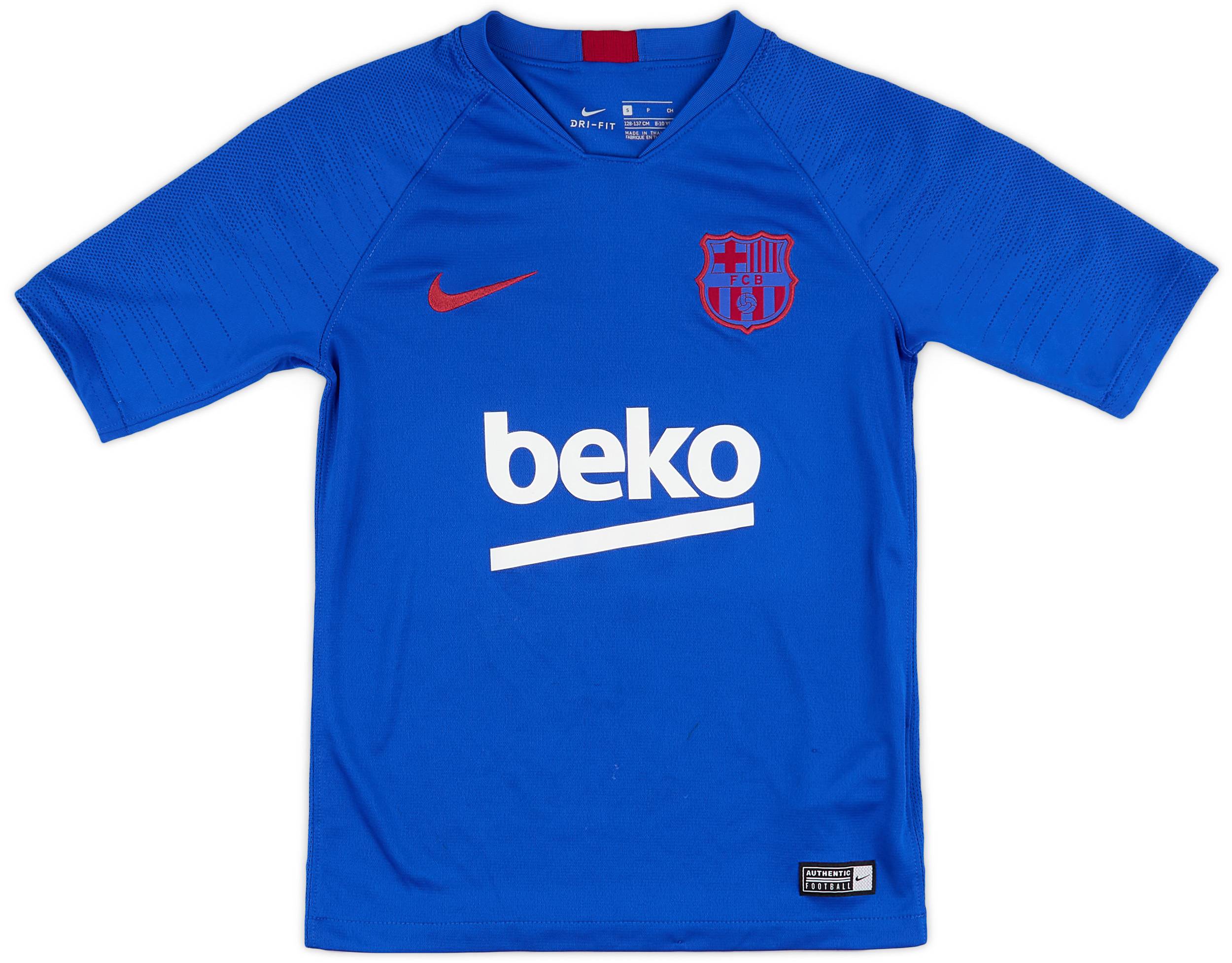 2019 20 FC Barcelona Nike Training Shirt 5 10 S.Boys