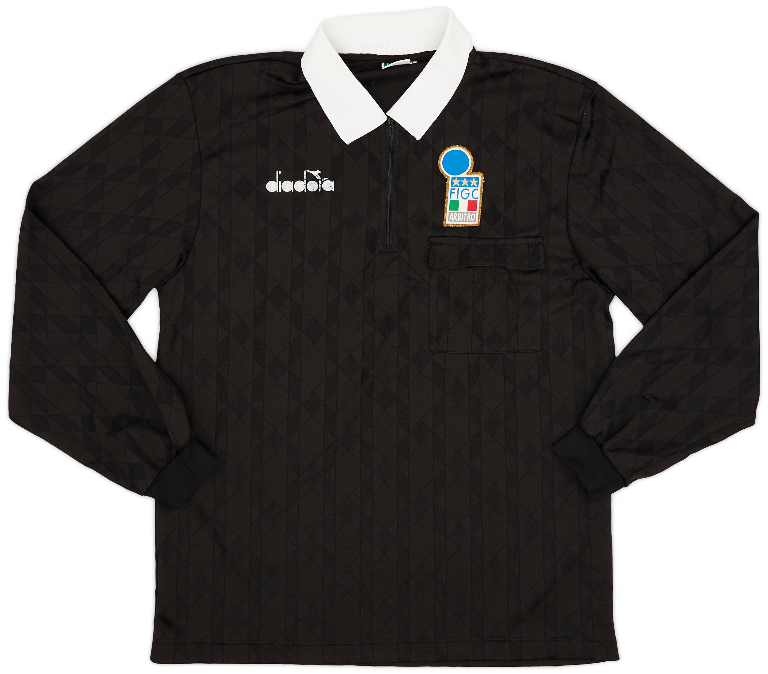 1990s Italy FIGC Diadora Referee L/S Shirt - 6/10 - (L)