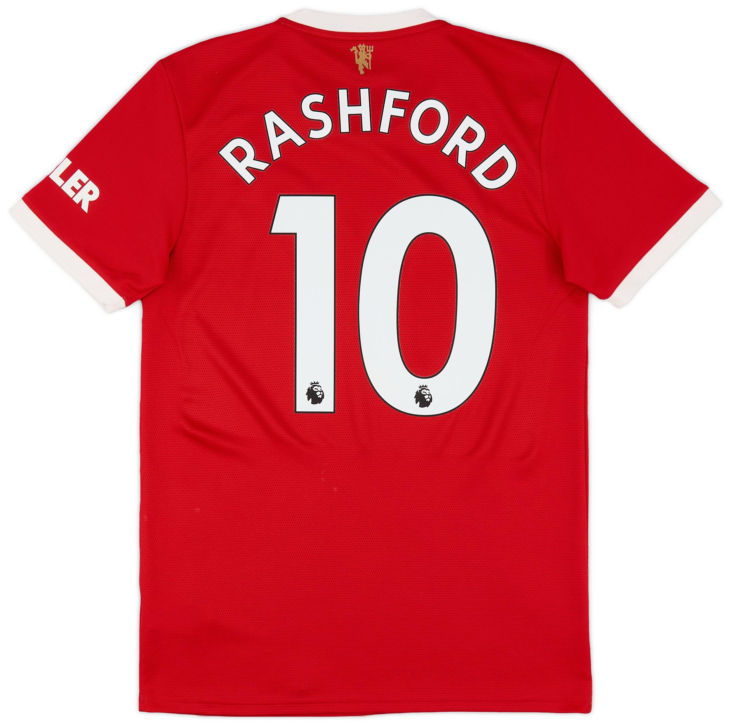 2021-22 Manchester United Home Shirt Rashford #10 - 10/10 - (S)