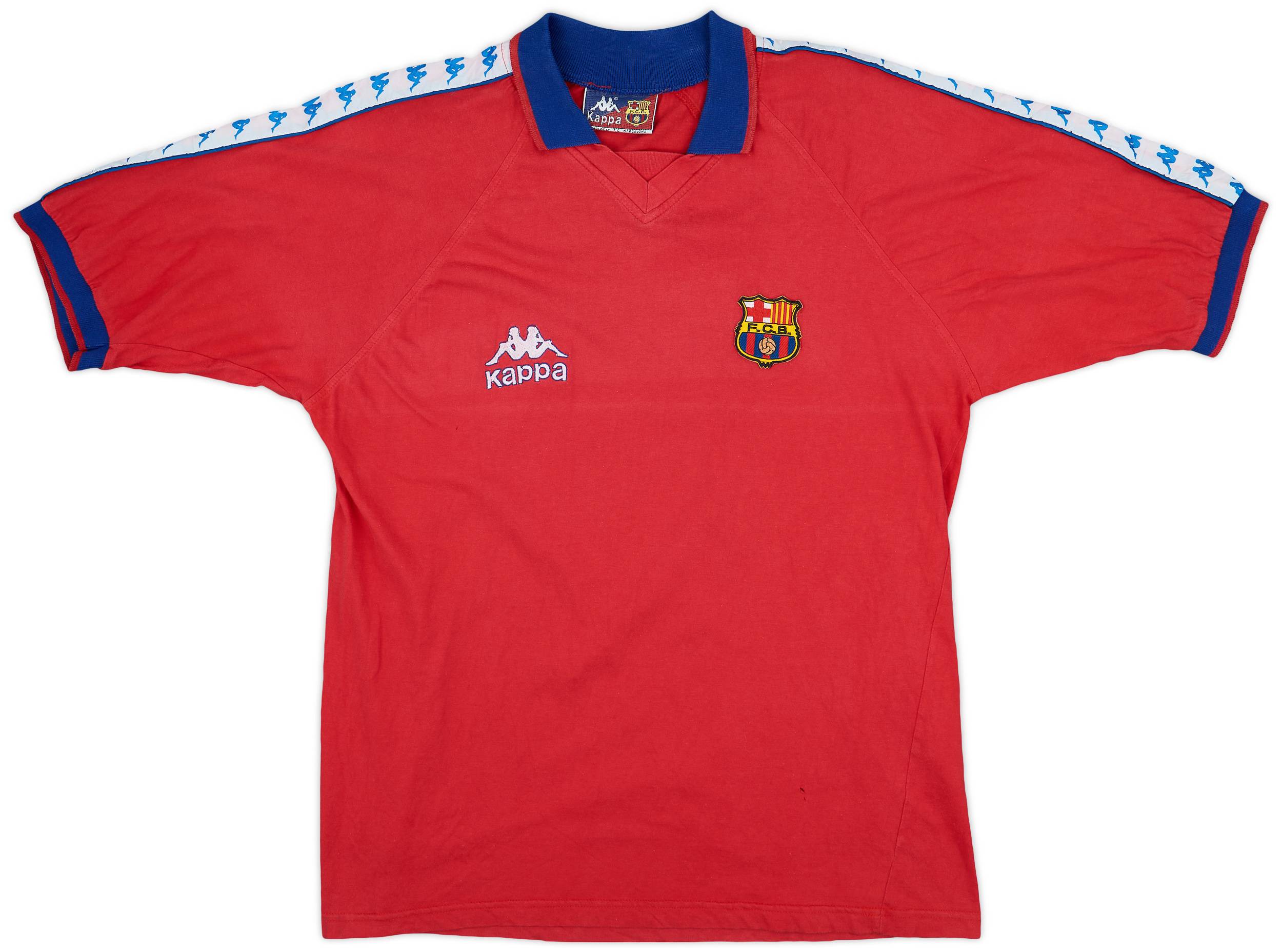 1993 94 Barcelona Kappa Training Shirt 6 10 XL