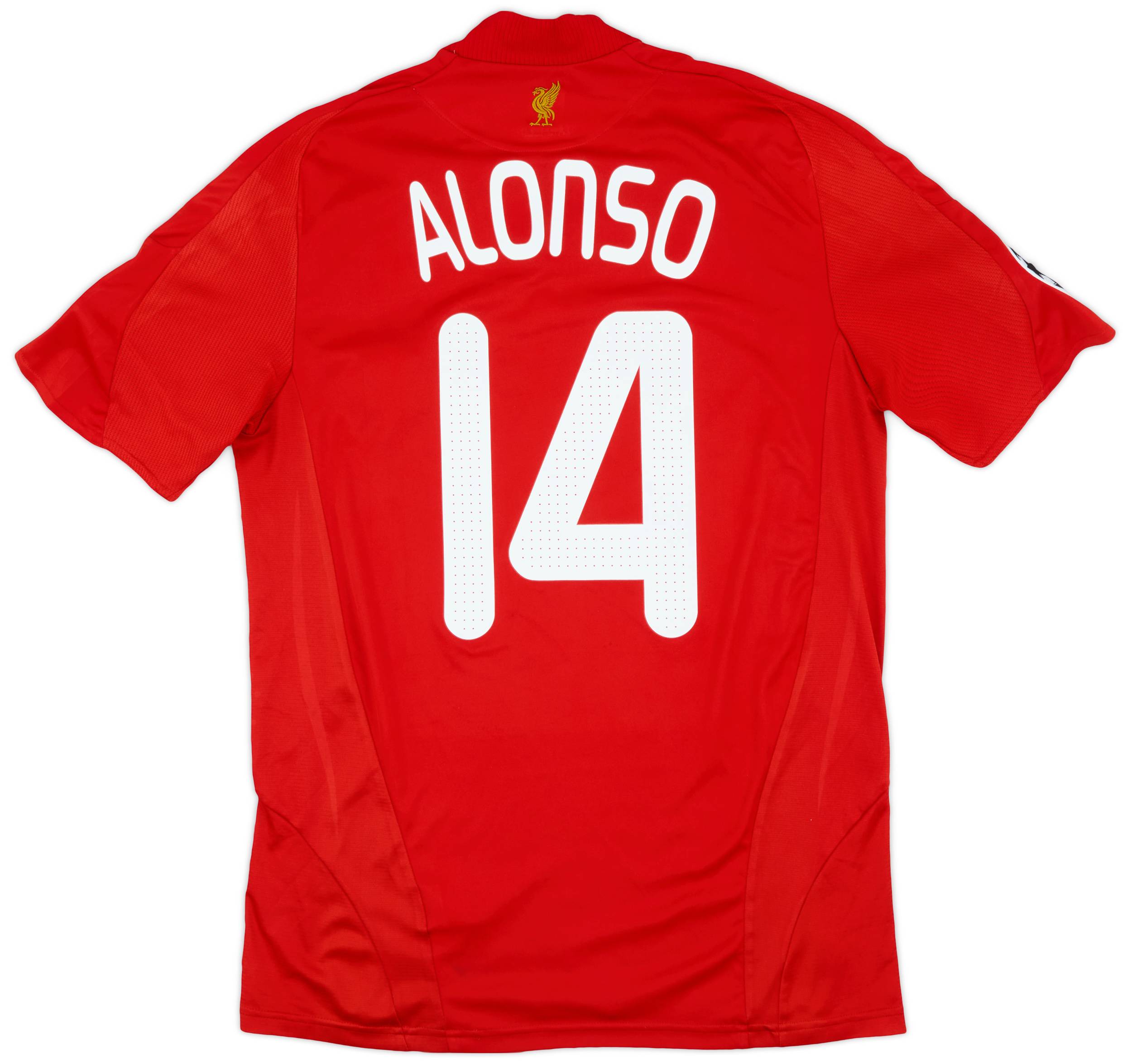 2008-10 Liverpool Home Shirt Alonso #14 - 7/10 - (M)