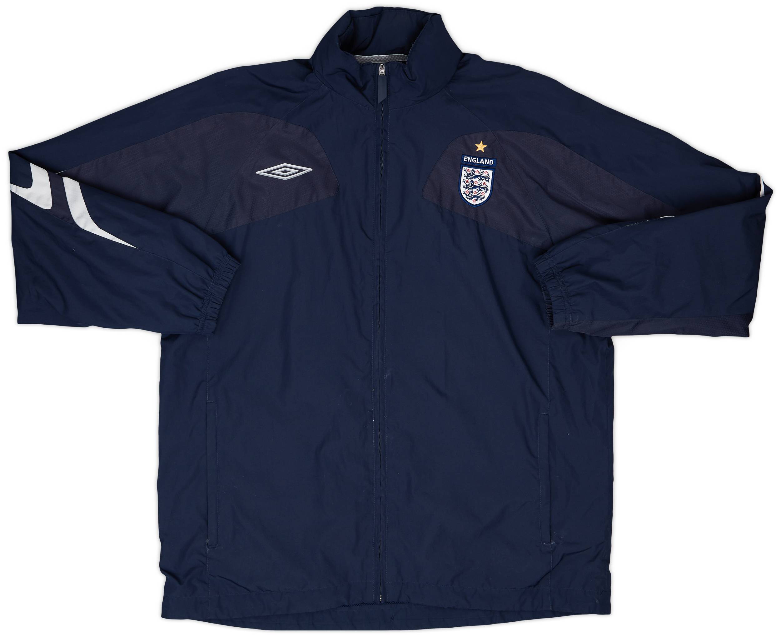 希少 UMBRO x England ジャケット イングランド代表 ネイビー 中古・古着通販】UMBRO (アンブロ) ナイロンジャケット