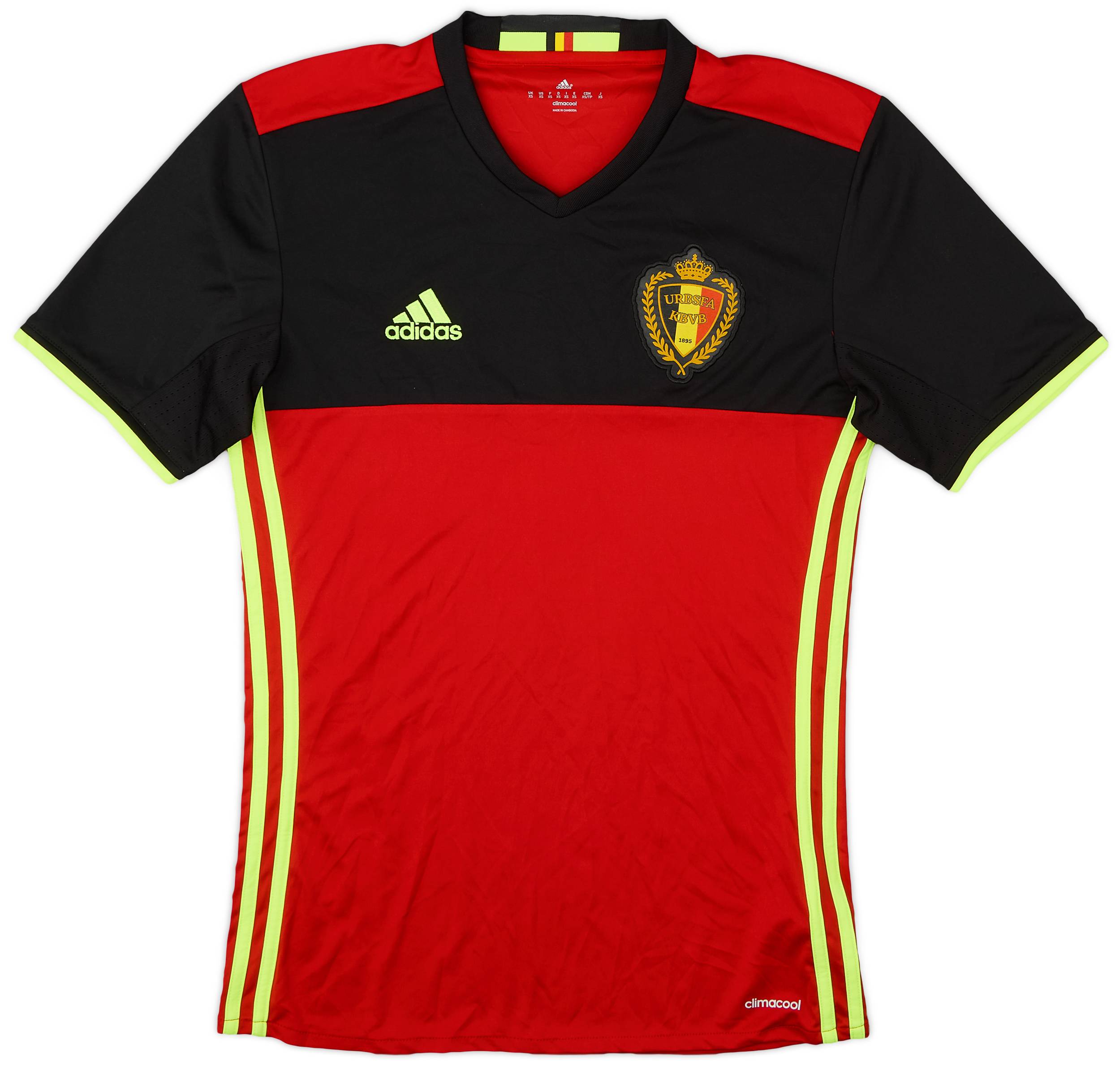 2016-17 Belgium Home Shirt - 9/10 - (XS)