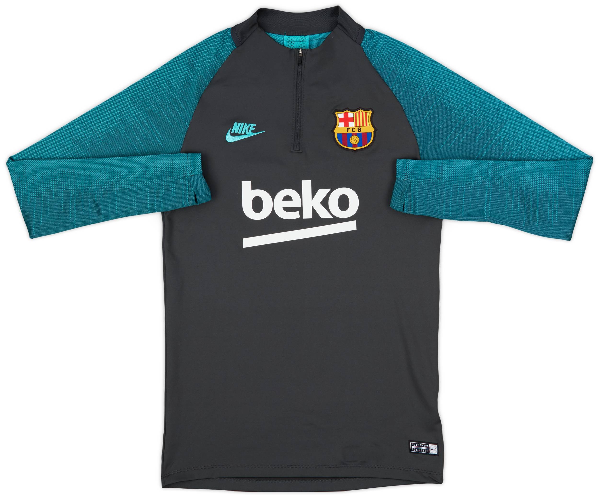 ウェア Nike Barcelona Squad Drill Top 2019/20 2019-20 Barcelona Nike 1/4 Zip Drill Top - 8/10 - (S)