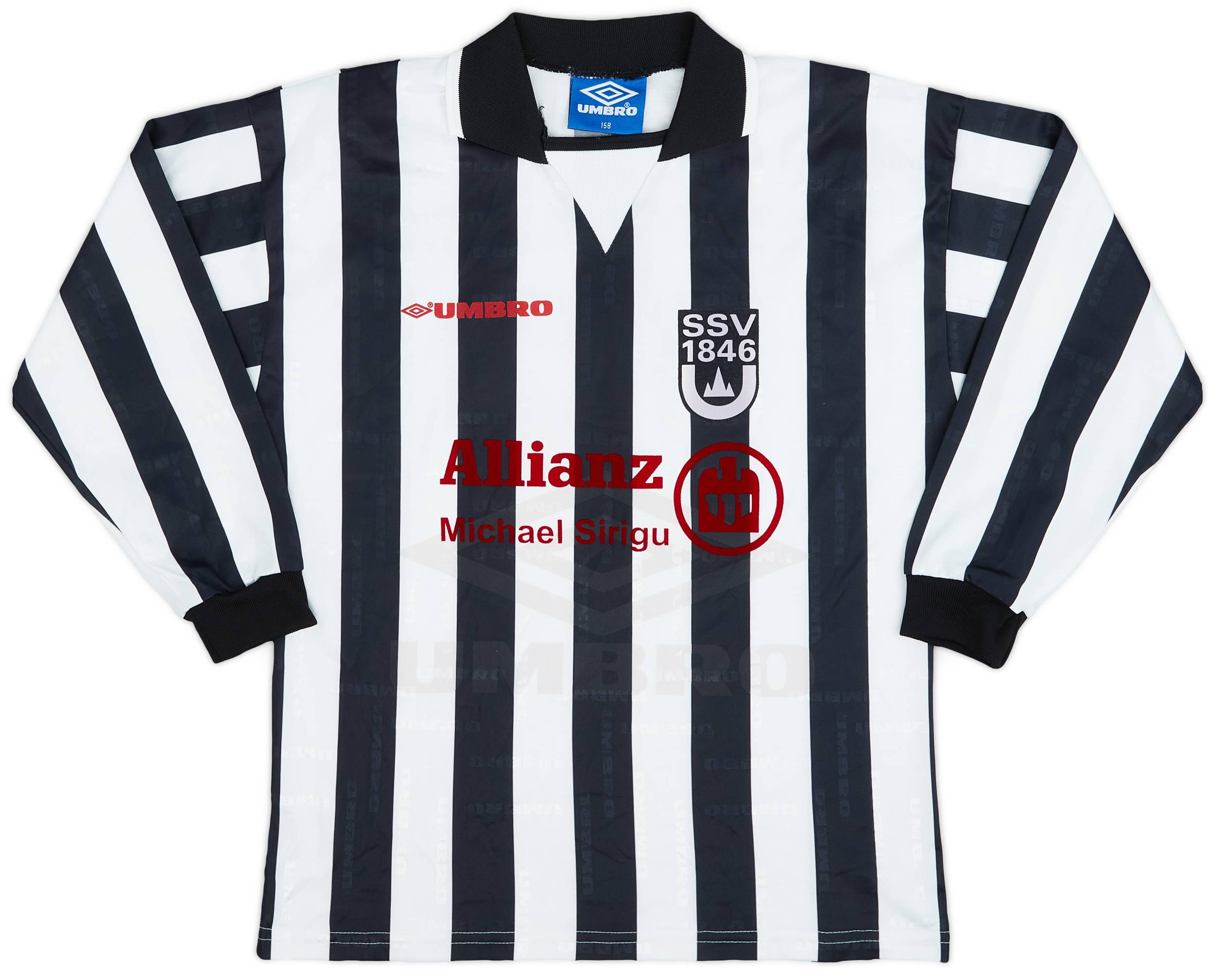 1990s SSV Ulm Home L/S Shirt #17 - 8/10 - (L.Boys)