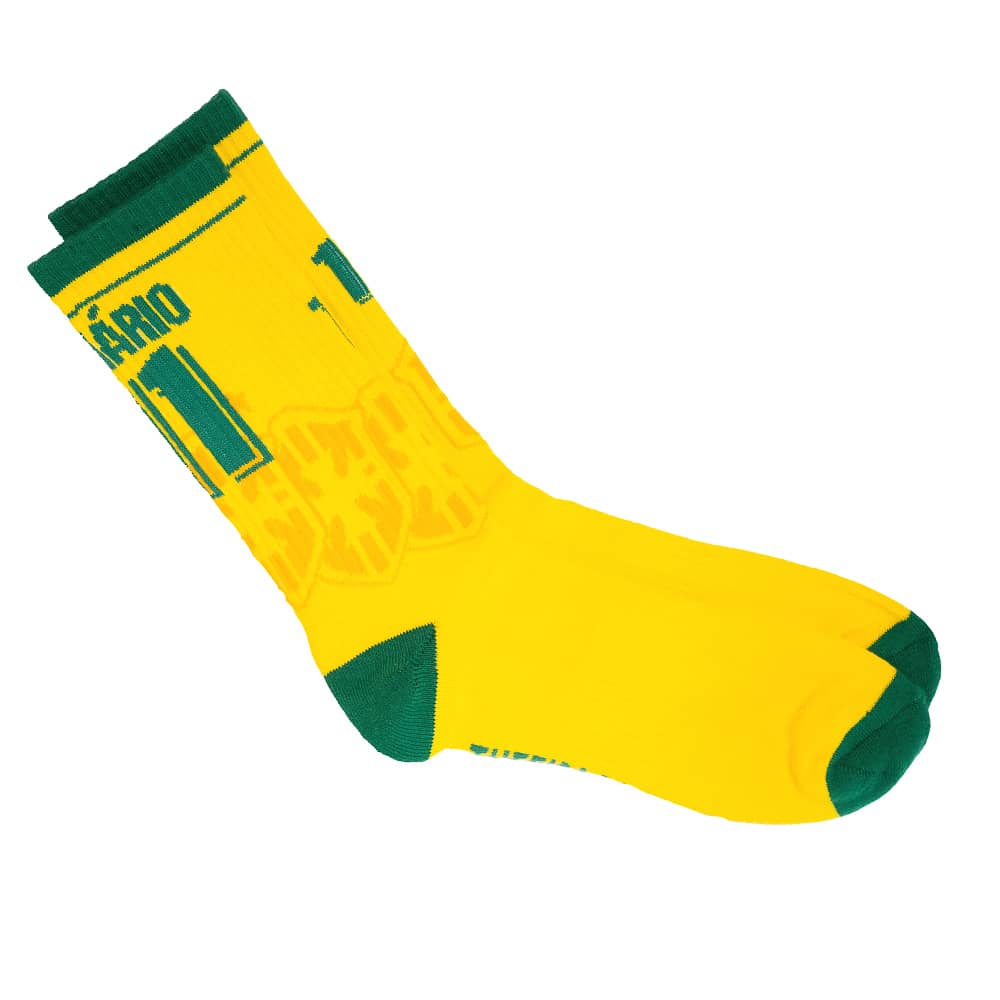 1994-97 Brazil Romário #10 Home Crew Socks
