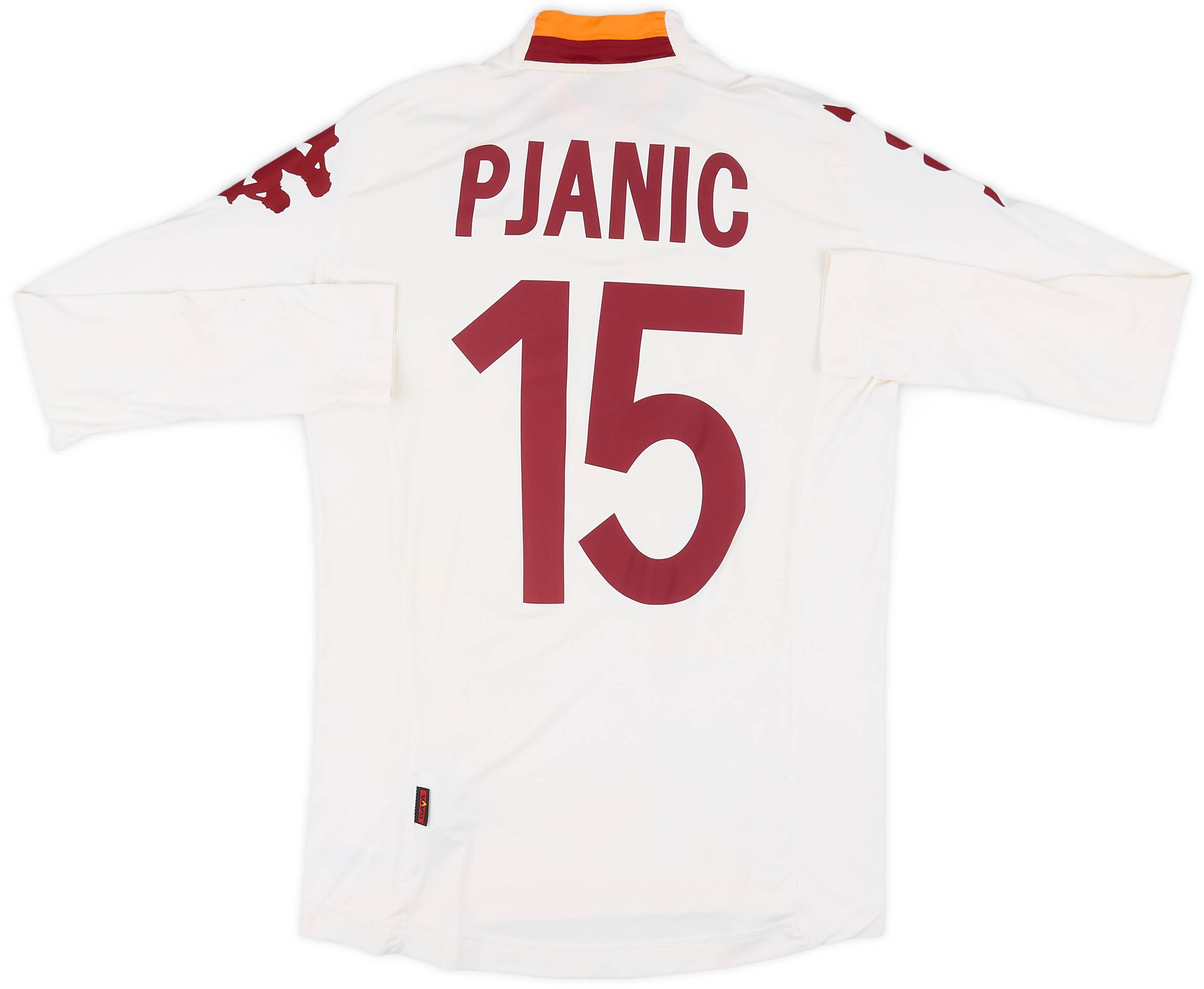 2012-13 Roma Away L/S Shirt Pjanic #15 - 6/10 - (M)