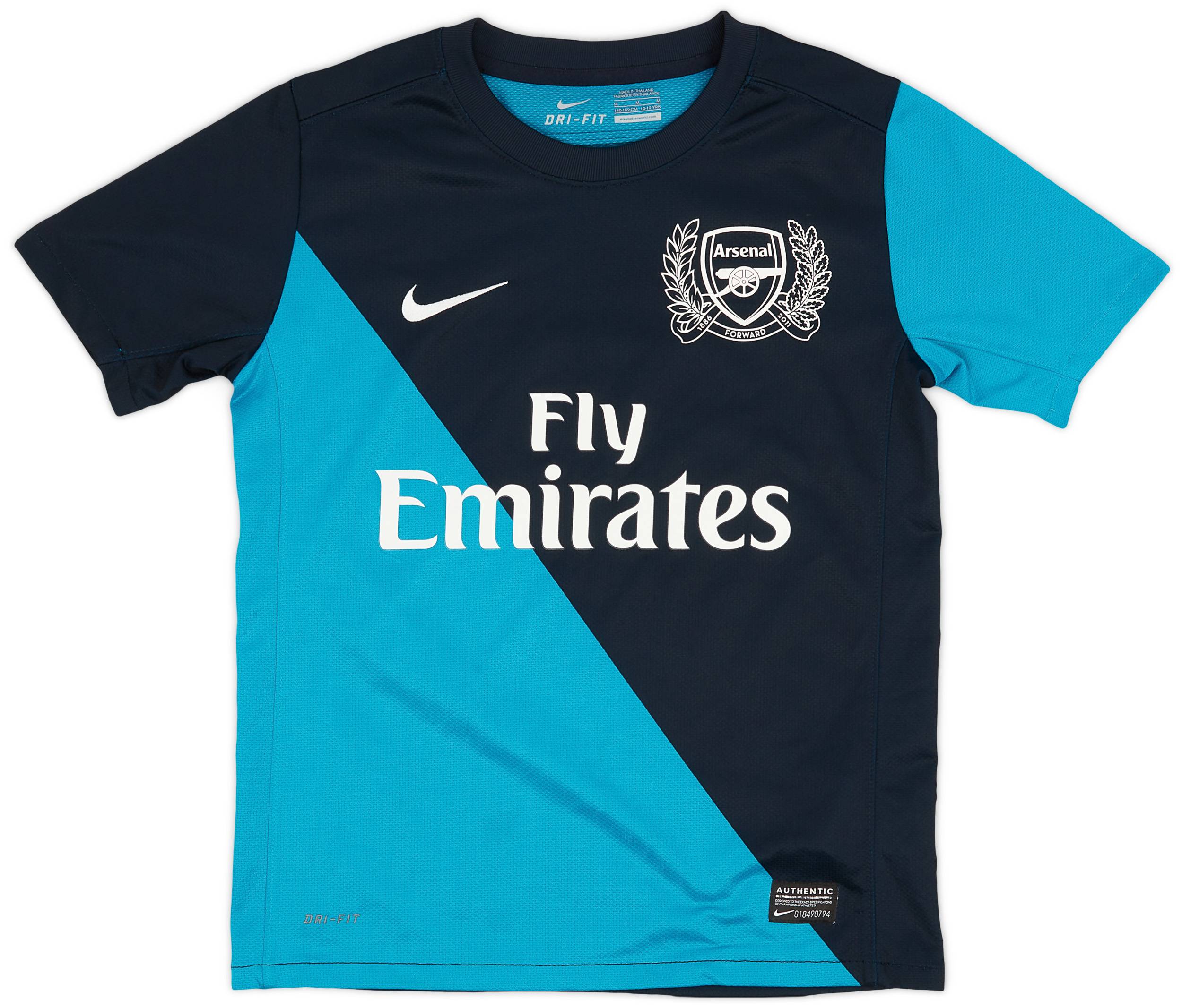 2011-12 Arsenal Away Shirt - 10/10 - (M.Boys)