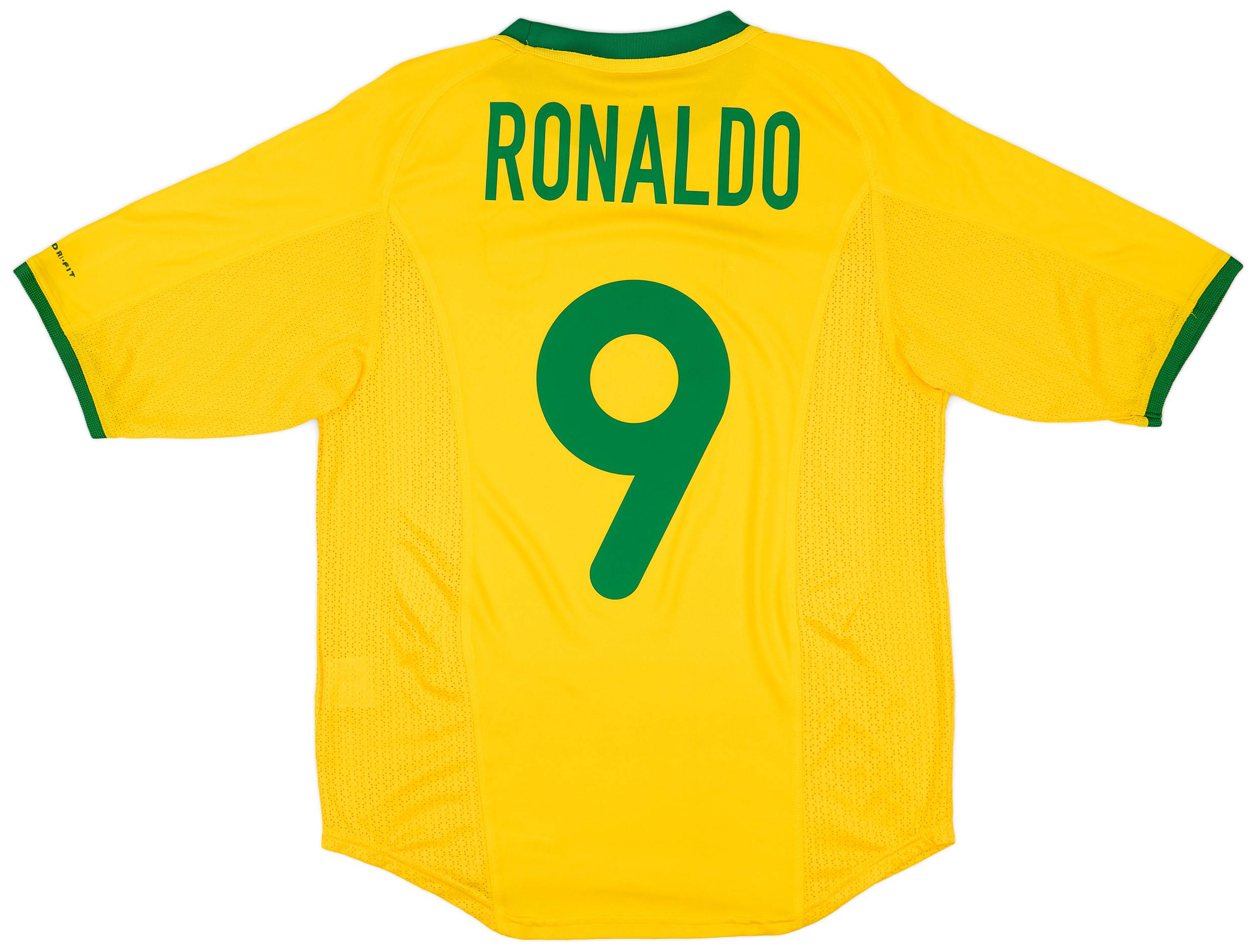 2000-02 Brazil Home Shirt Ronaldo #9 - 8/10 - (S)