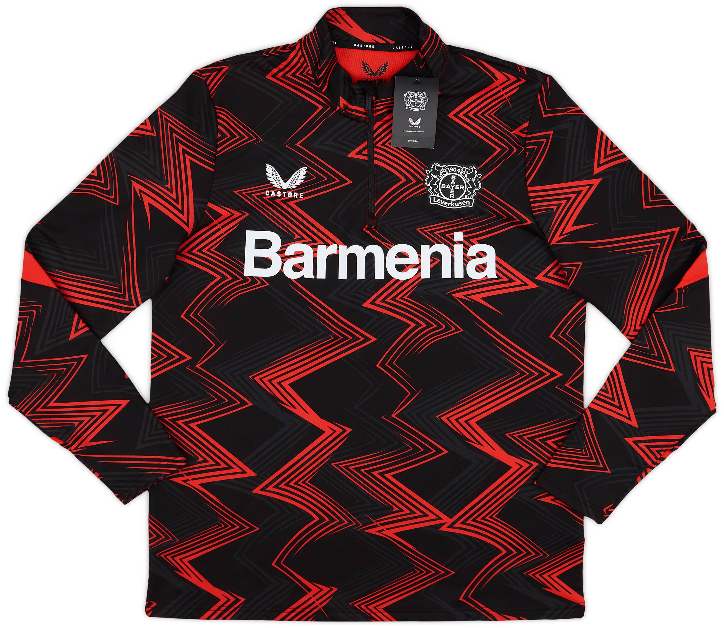 工場直売 2024-25 Top Pre-Match Zip 1/4 Castore Leverkusen Bayer ウェア