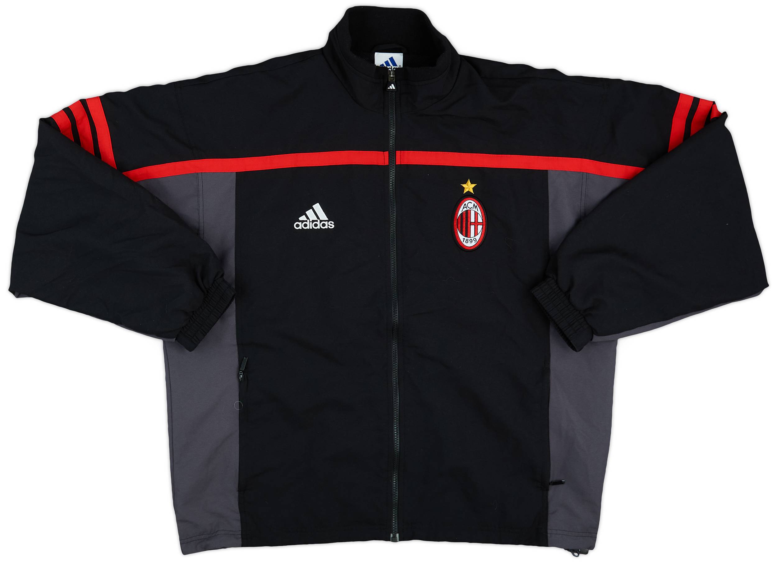 2000-01 AC Milan adidas Track Jacket - 9/10 - (L)