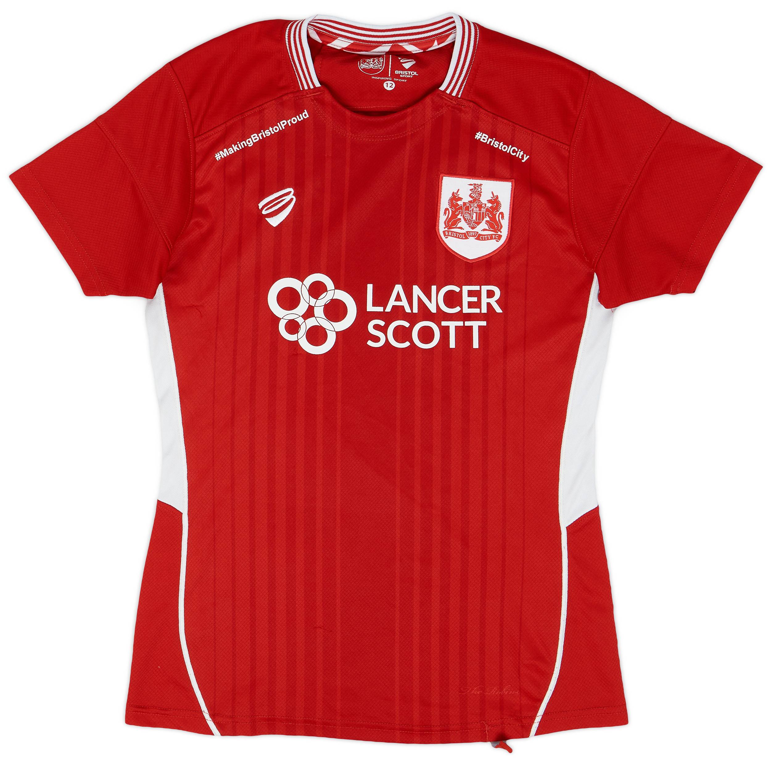 2016-17 Bristol City Home Shirt - 9/10 - (Women's M)