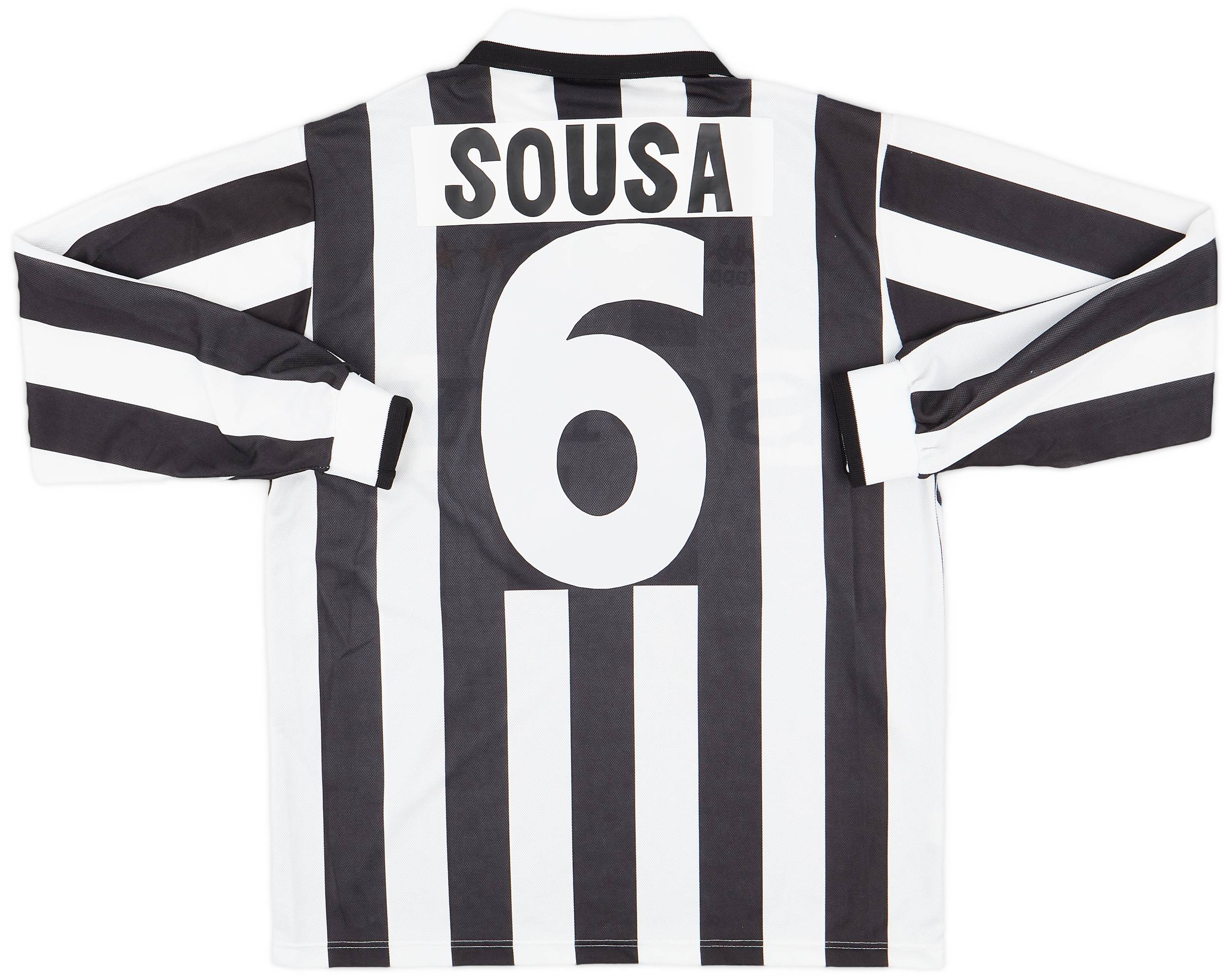 1995-96 Juventus Home L/S Shirt Sousa #6 - 8/10 - (M)