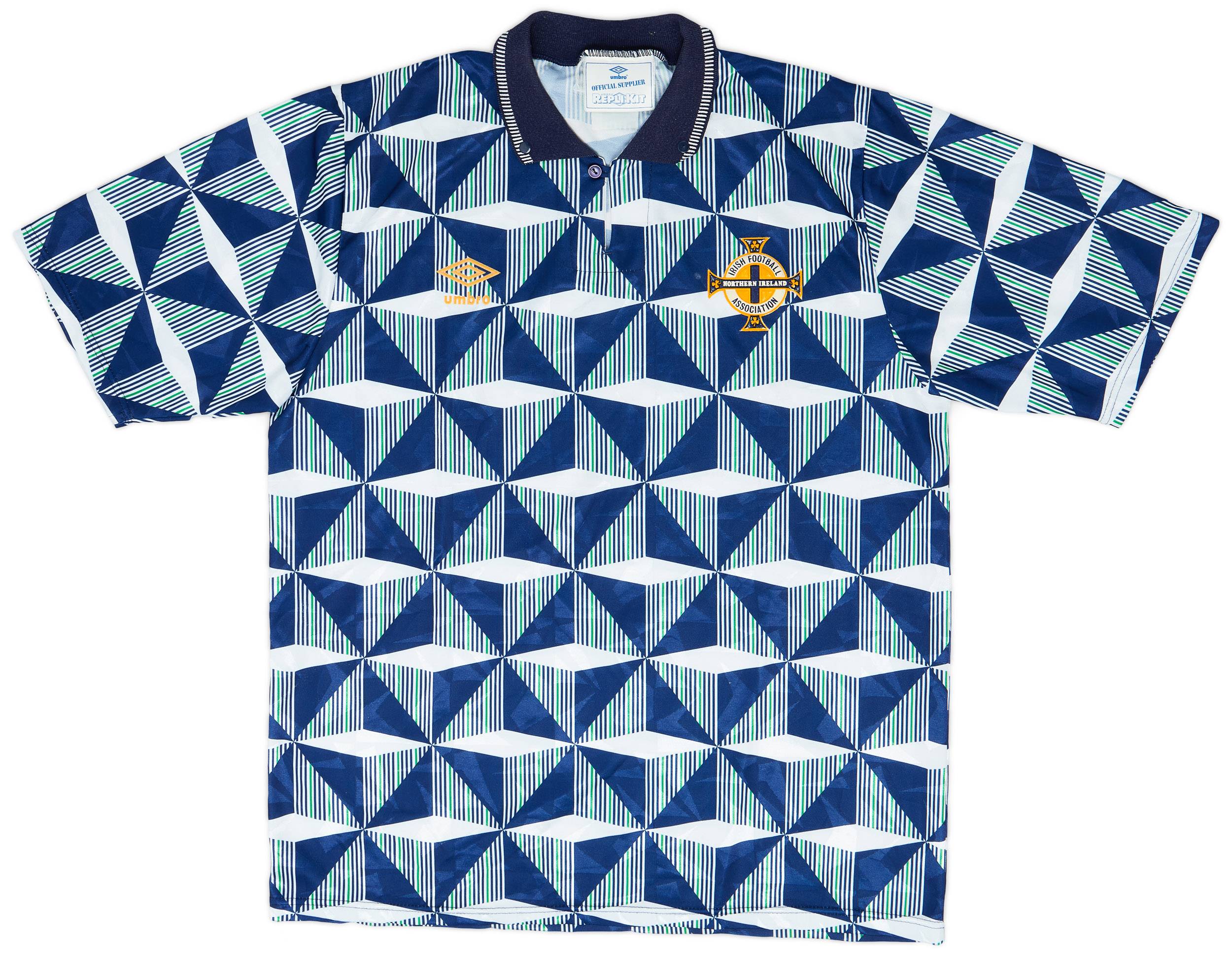 1990-92 Northern Ireland Away Shirt - 9/10 - (L)