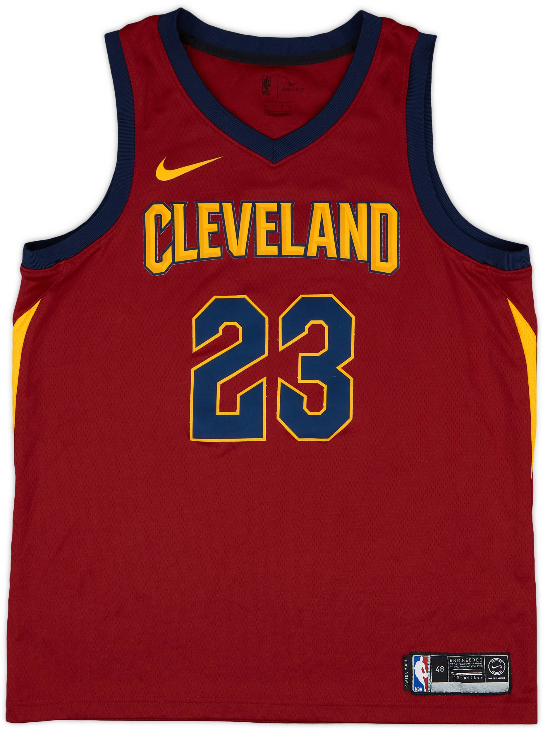 2017-18 Cleveland Cavaliers James #23 Nike Swingman Away Jersey - 7/10 - (L)