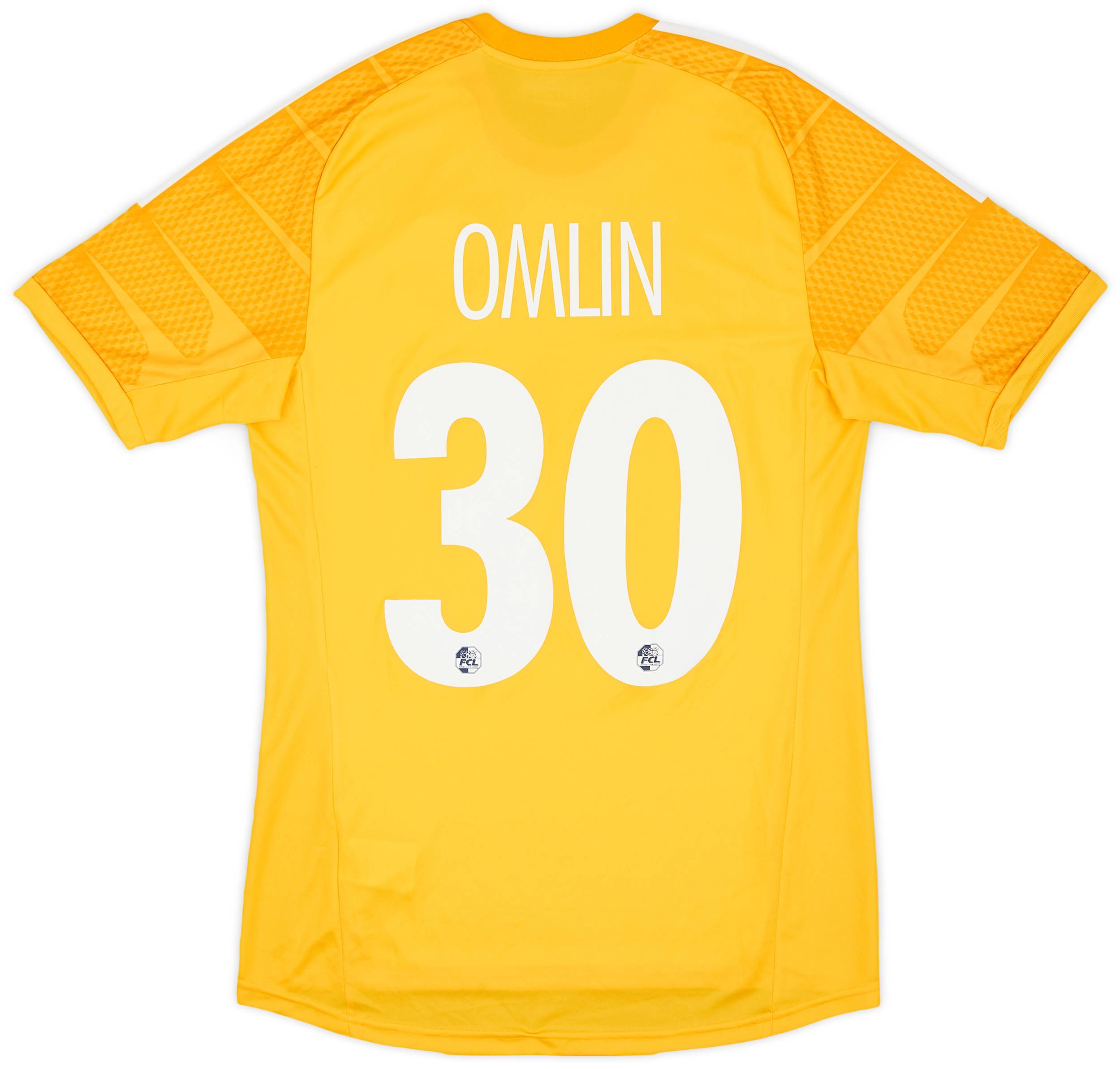 2015-16 FC Luzern Player Issue GK Shirt Omlin #30 - 8/10 - (L)