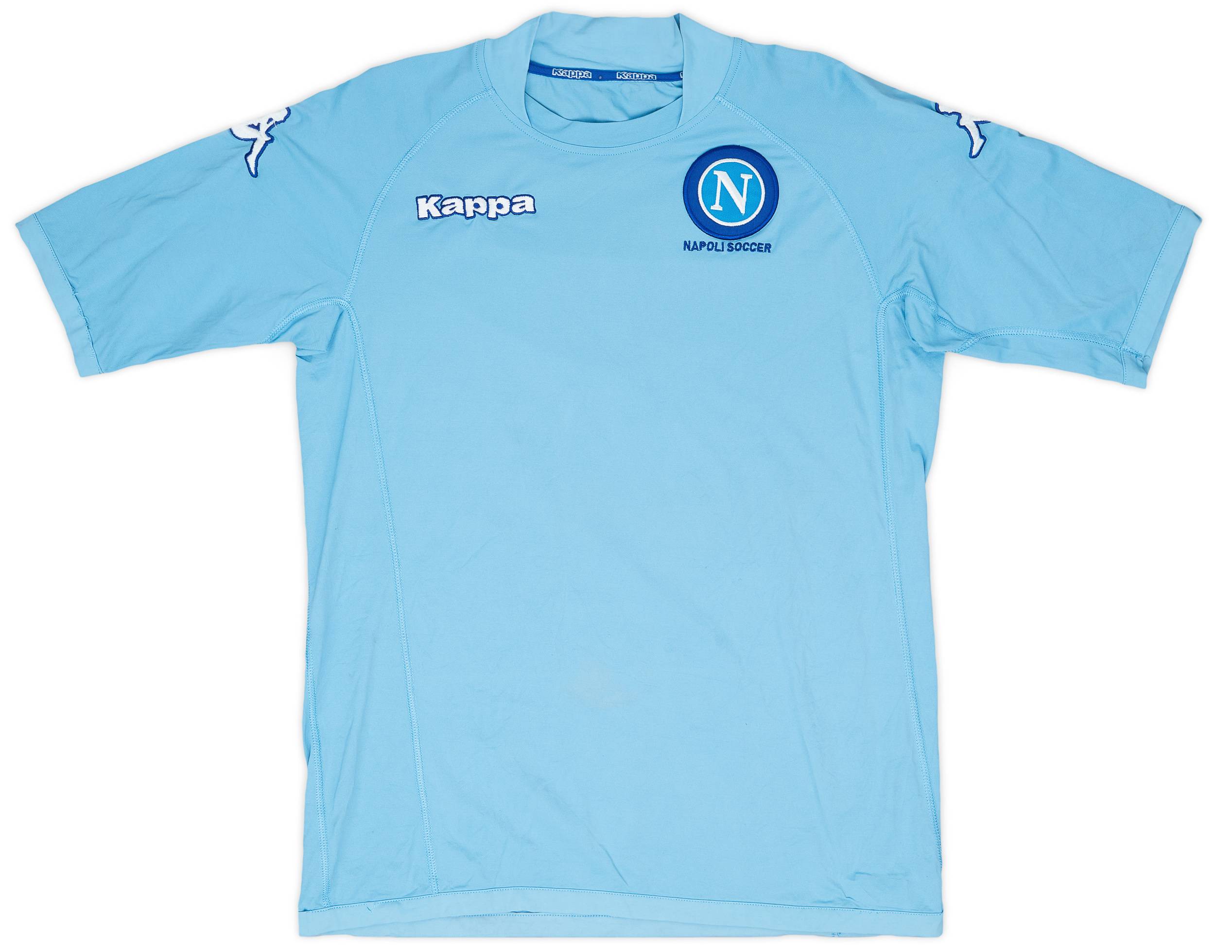 2004-05 Napoli Kappa Home Shirt - 8/10 - (L)