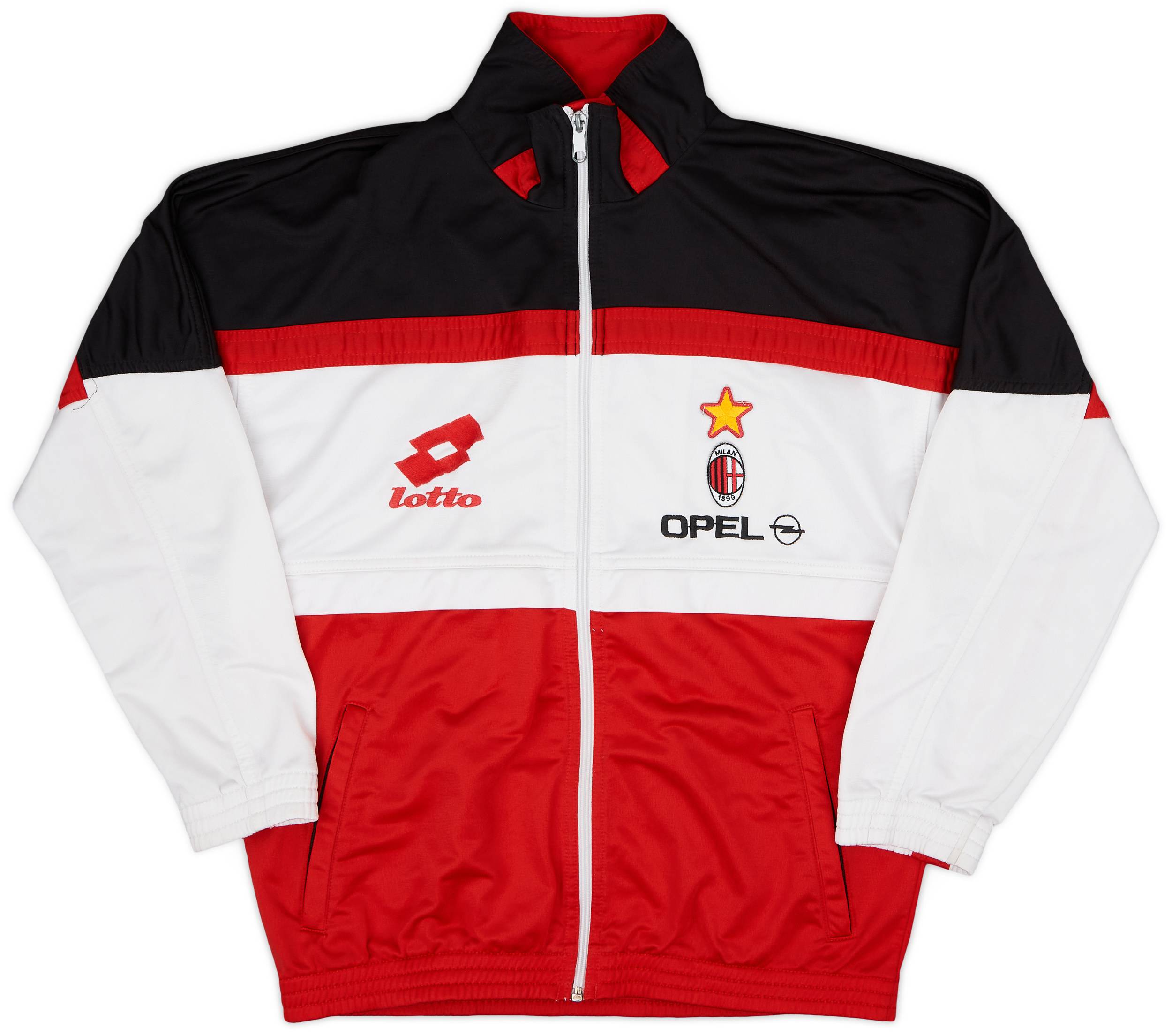 1993-94 AC Milan Lotto Padded Bench Coat - 8/10 - (L)
