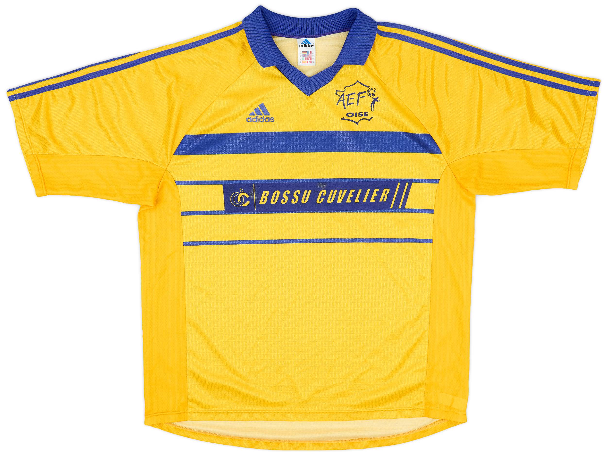 1990s adidas Template Shirt (AEF Oise) #8 - 8/10 - (XL)