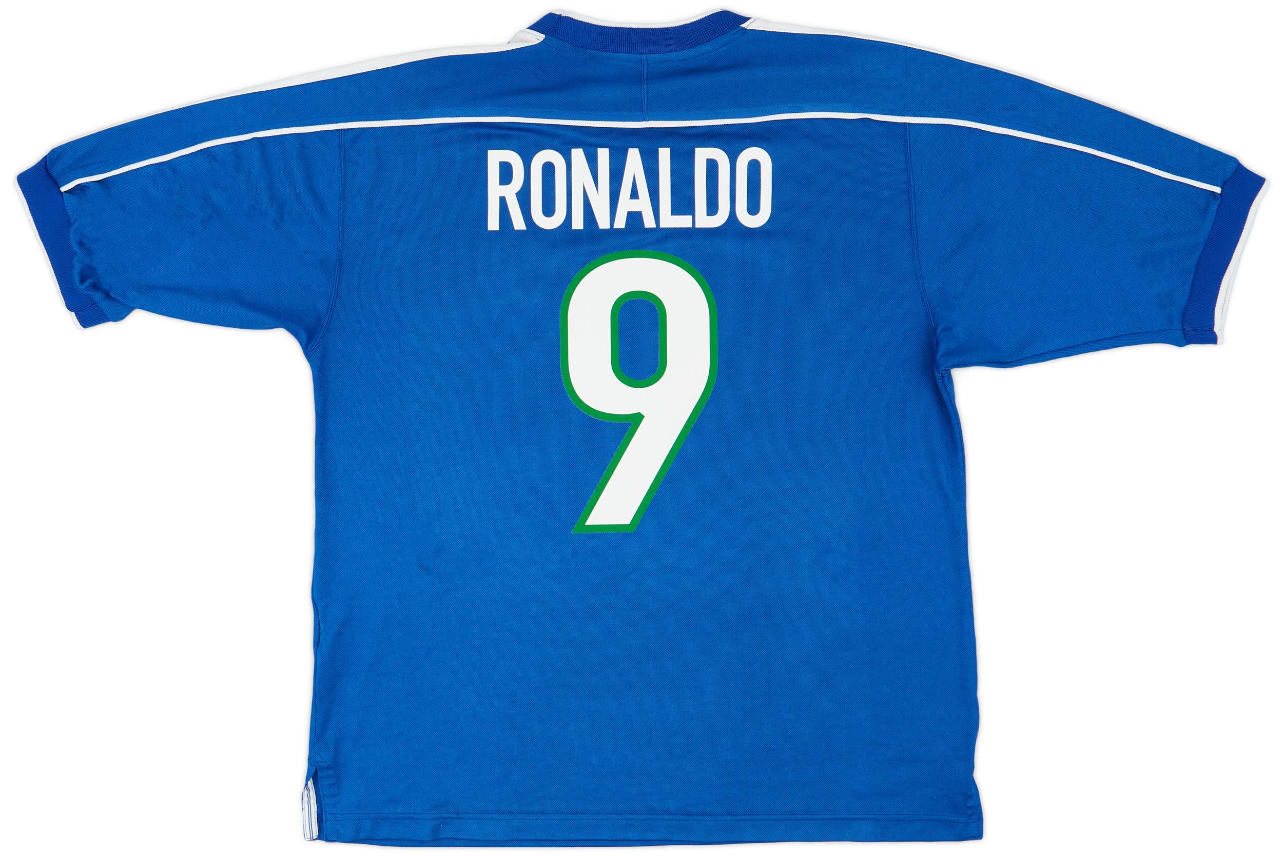 1998-00 Brazil Away Shirt Ronaldo #9 - 9/10 - (L)