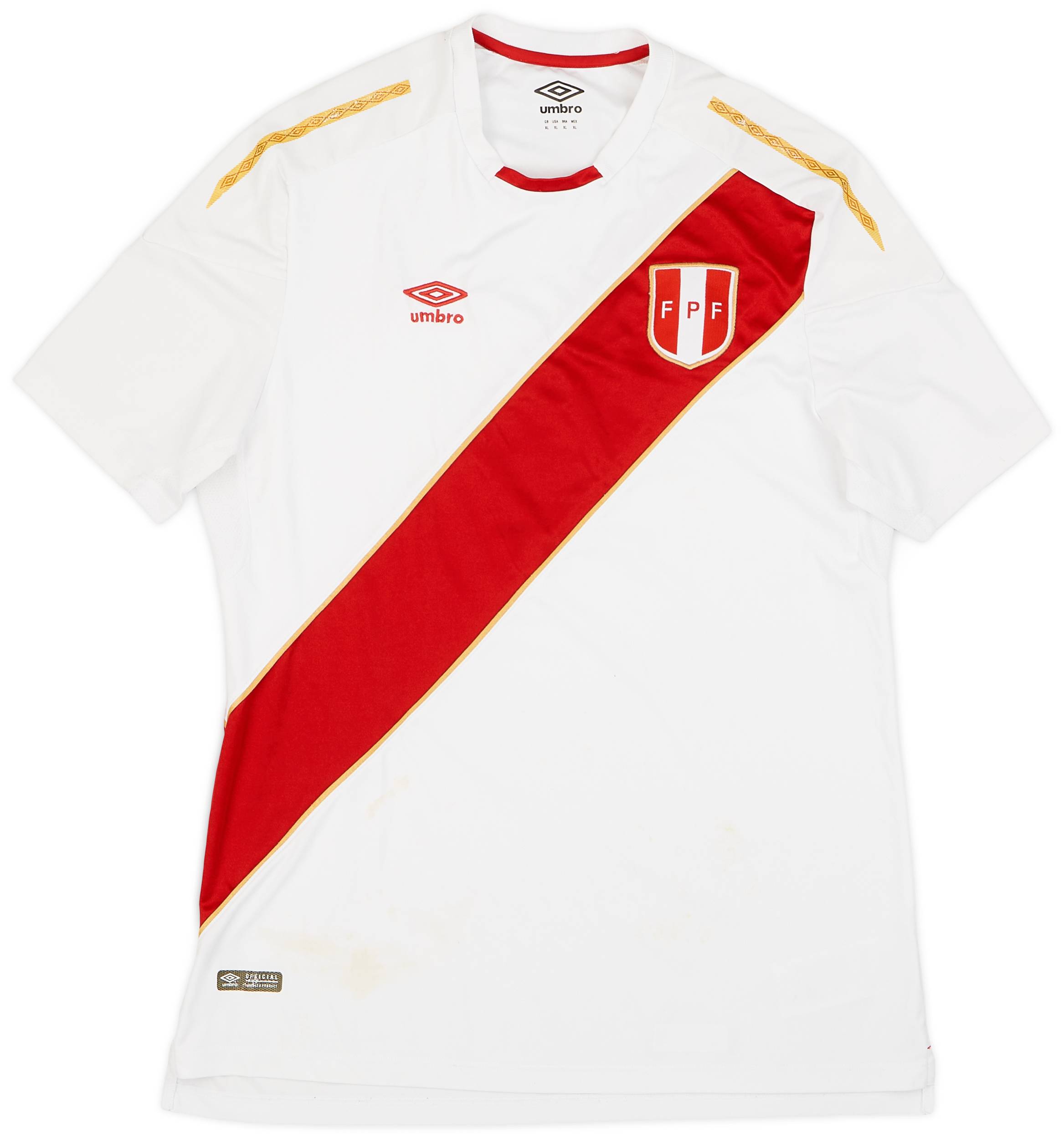 2018 Peru Home Shirt - 6/10 - (XL)