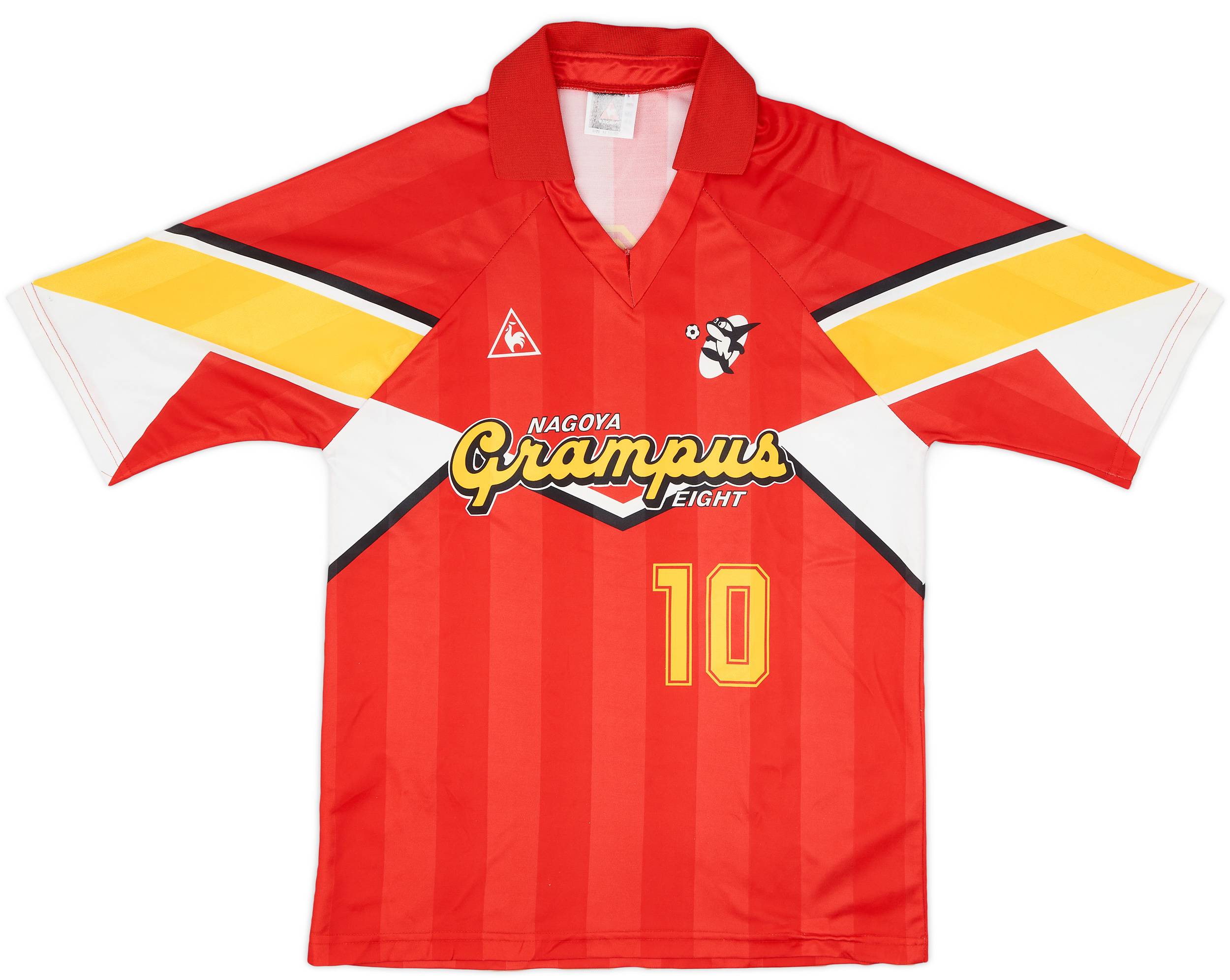 1992 Nagoya Grampus Eight Home Shirt #10 - 8/10 - (M)