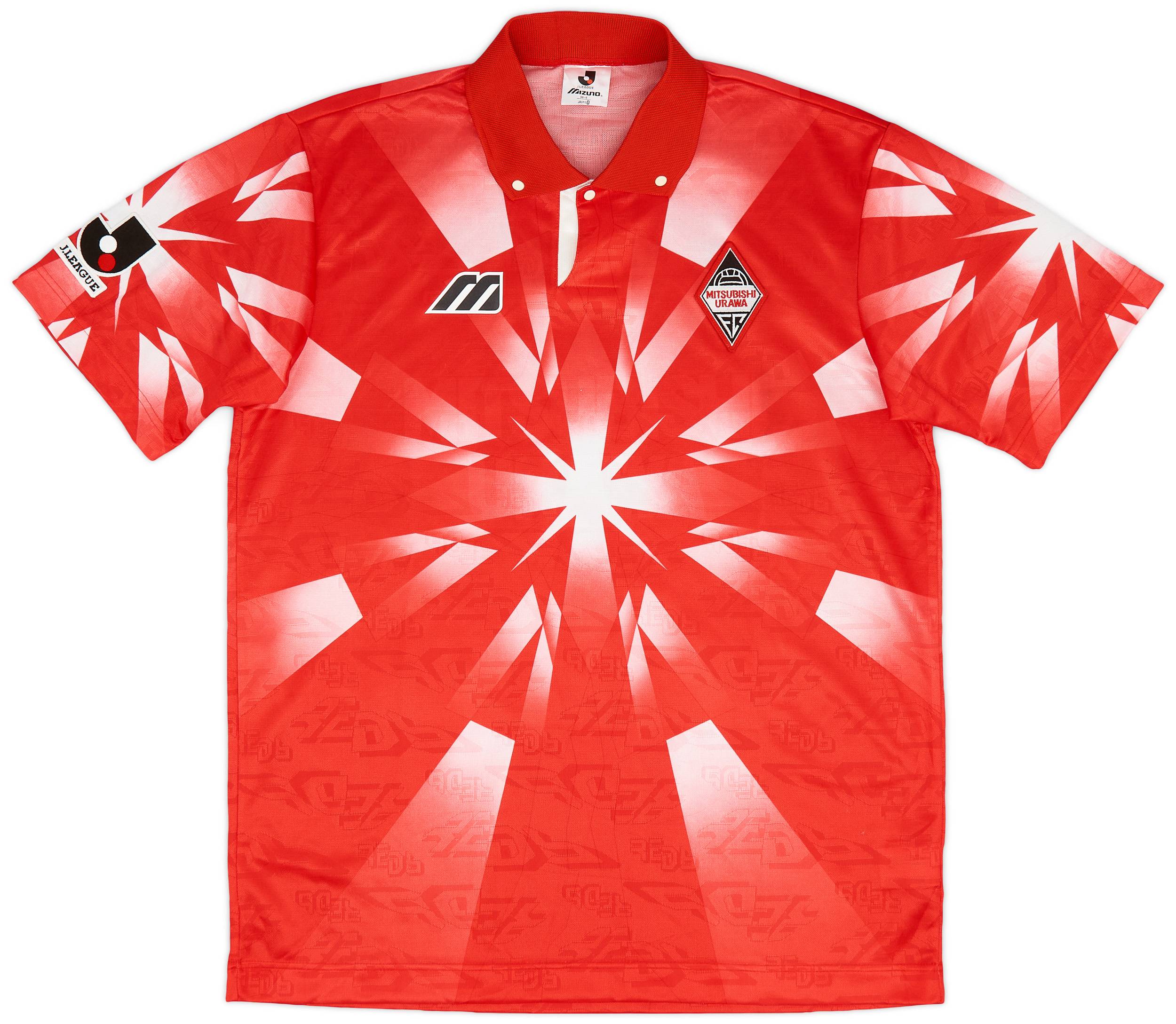 1995-96 Urawa Red Diamonds Home Shirt - 9/10 - (L)